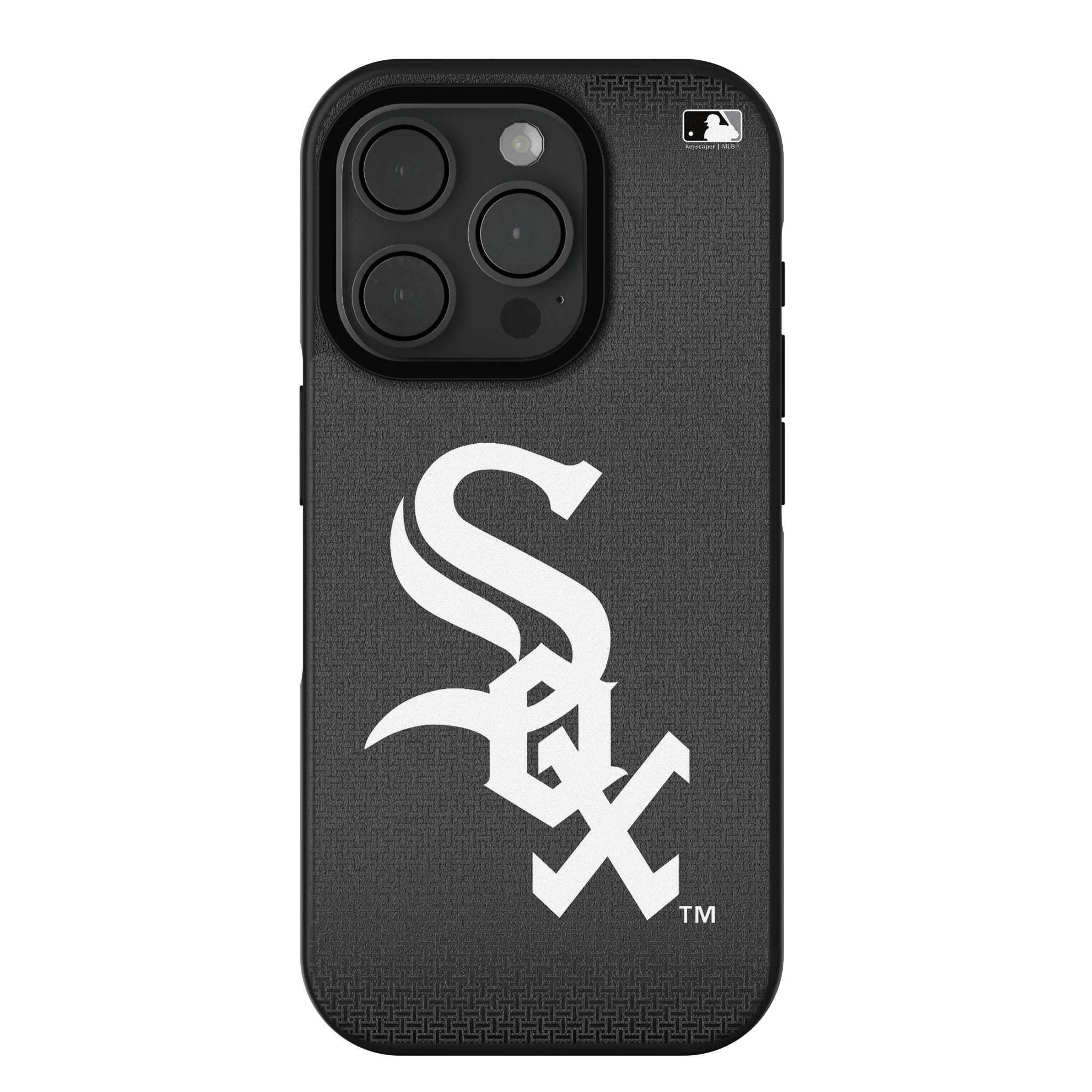 Chicago White Sox Linen iPhone Bump Phone Case for Apple iPhone