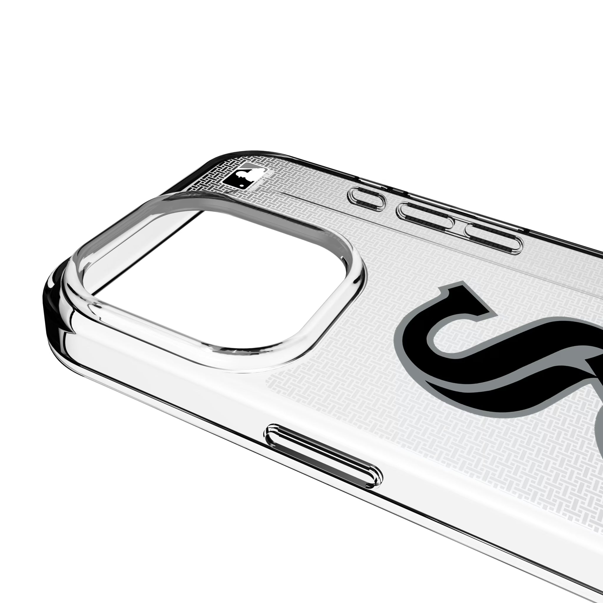 Chicago White Sox Linen iPhone Clear Phone Case for Apple iPhone - Detail