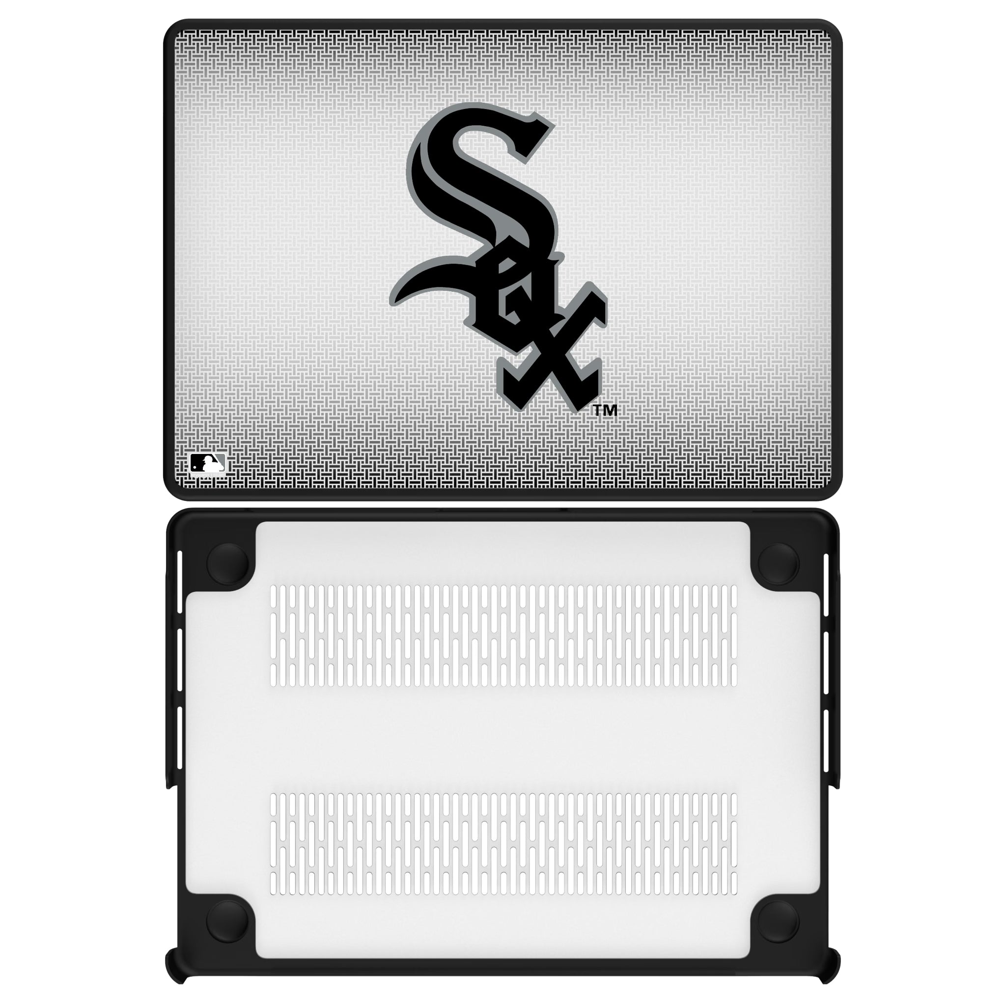 Chicago White Sox Linen MacBook Laptop Case for Apple MacBook#Device_MacBook Pro (14-inch, 2021) / MacBook Pro (14-inch, 2023) / MacBook Pro (14-inch, 2024)