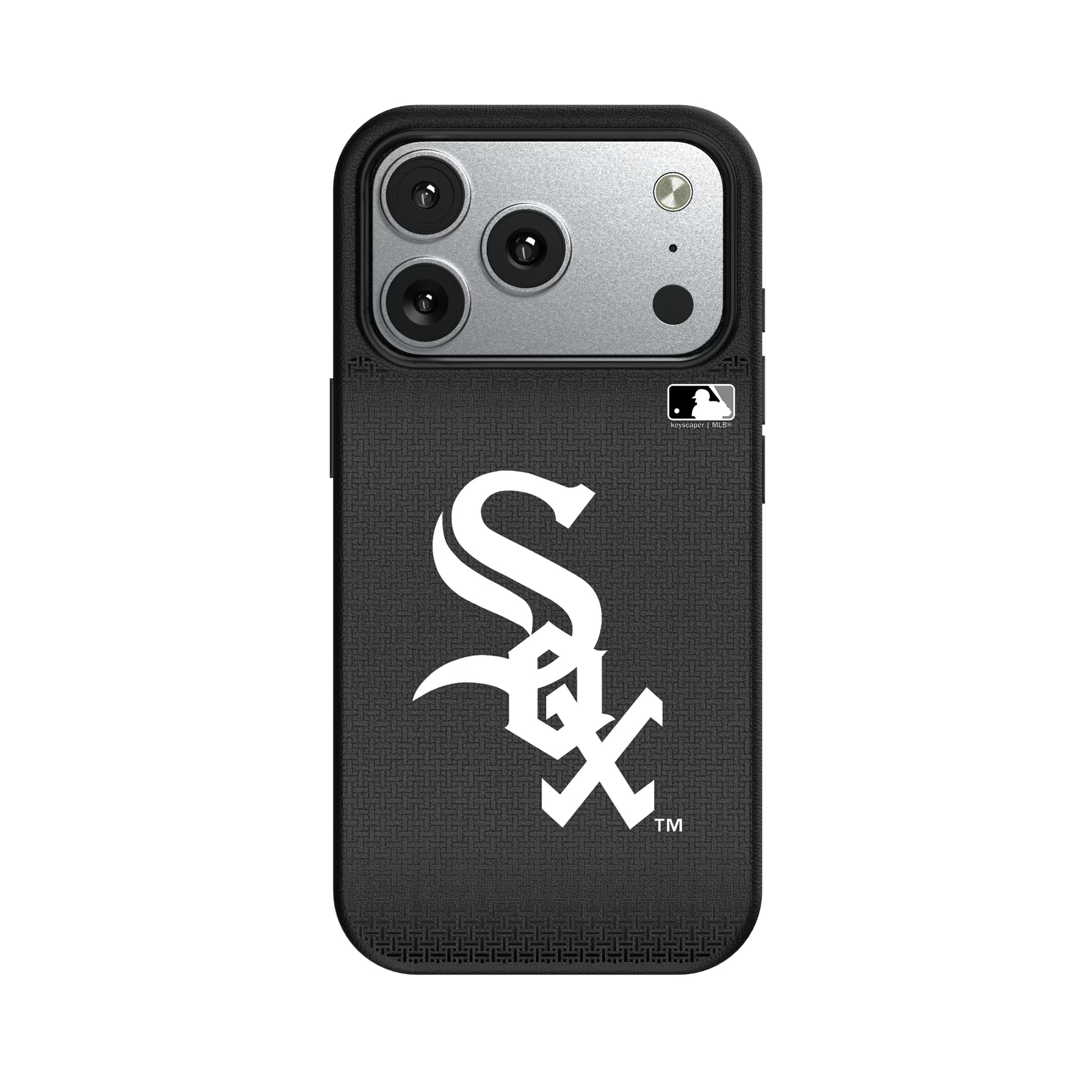 Chicago White Sox Linen iPhone MagSafe Compatible Phone Case for Apple iPhone#Device_iPhone 17 Pro