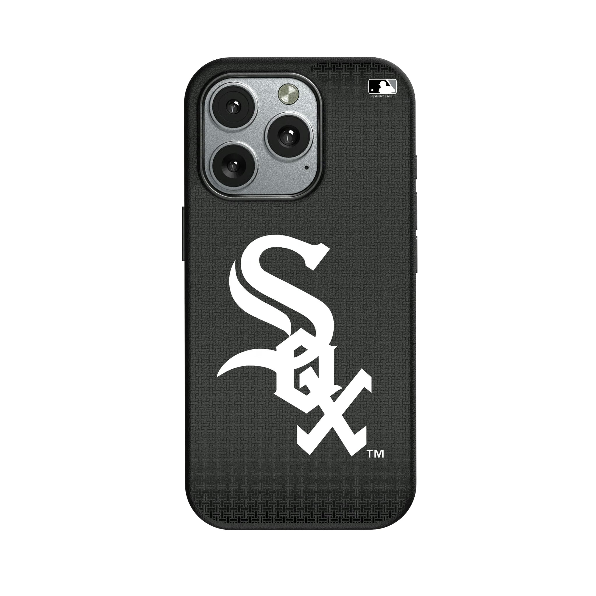 Chicago White Sox Linen iPhone MagSafe Compatible Phone Case for Apple iPhone