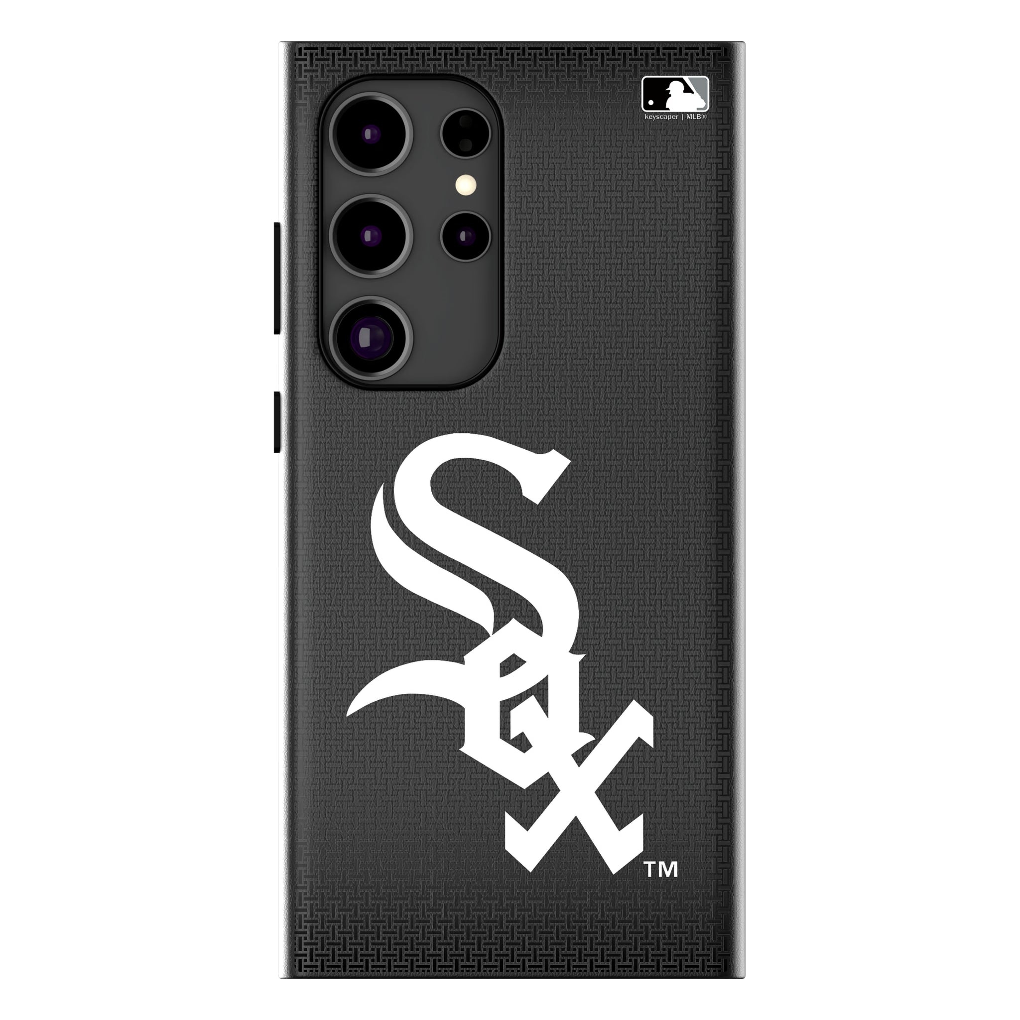 Chicago White Sox Linen Galaxy MagSafe Compatible Phone Case for Samsung Galaxy