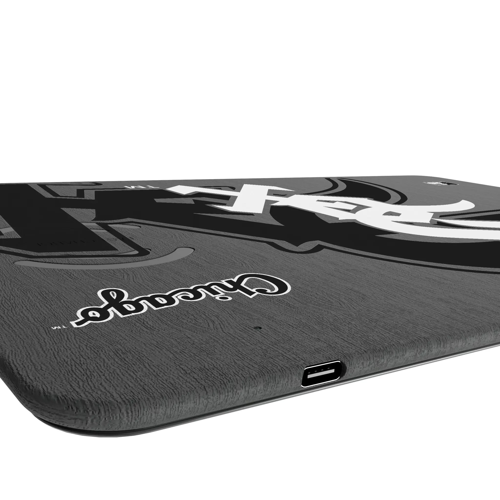 Chicago White Sox Monocolor Tilt 15-Watt Wireless Charger and Mouse Pad