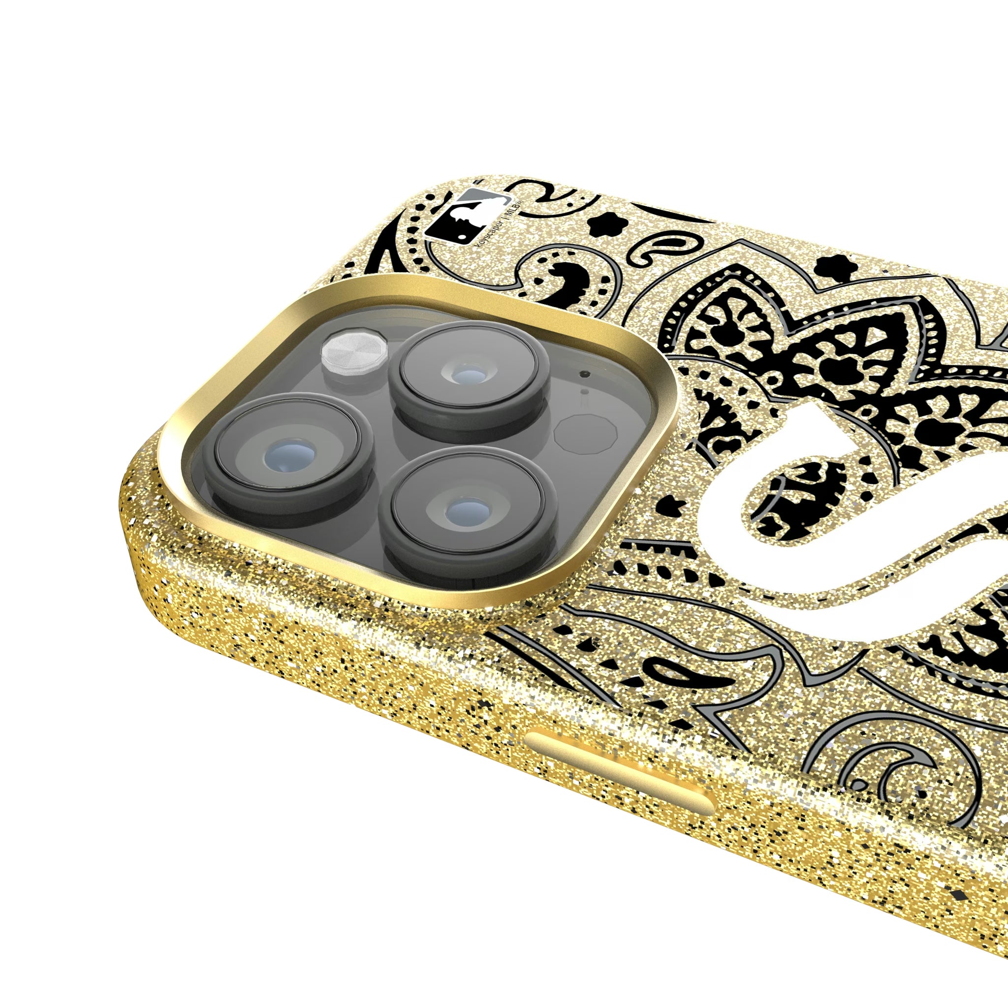 Chicago White Sox Paisley iPhone Bling Phone Case for Apple iPhone - Detail