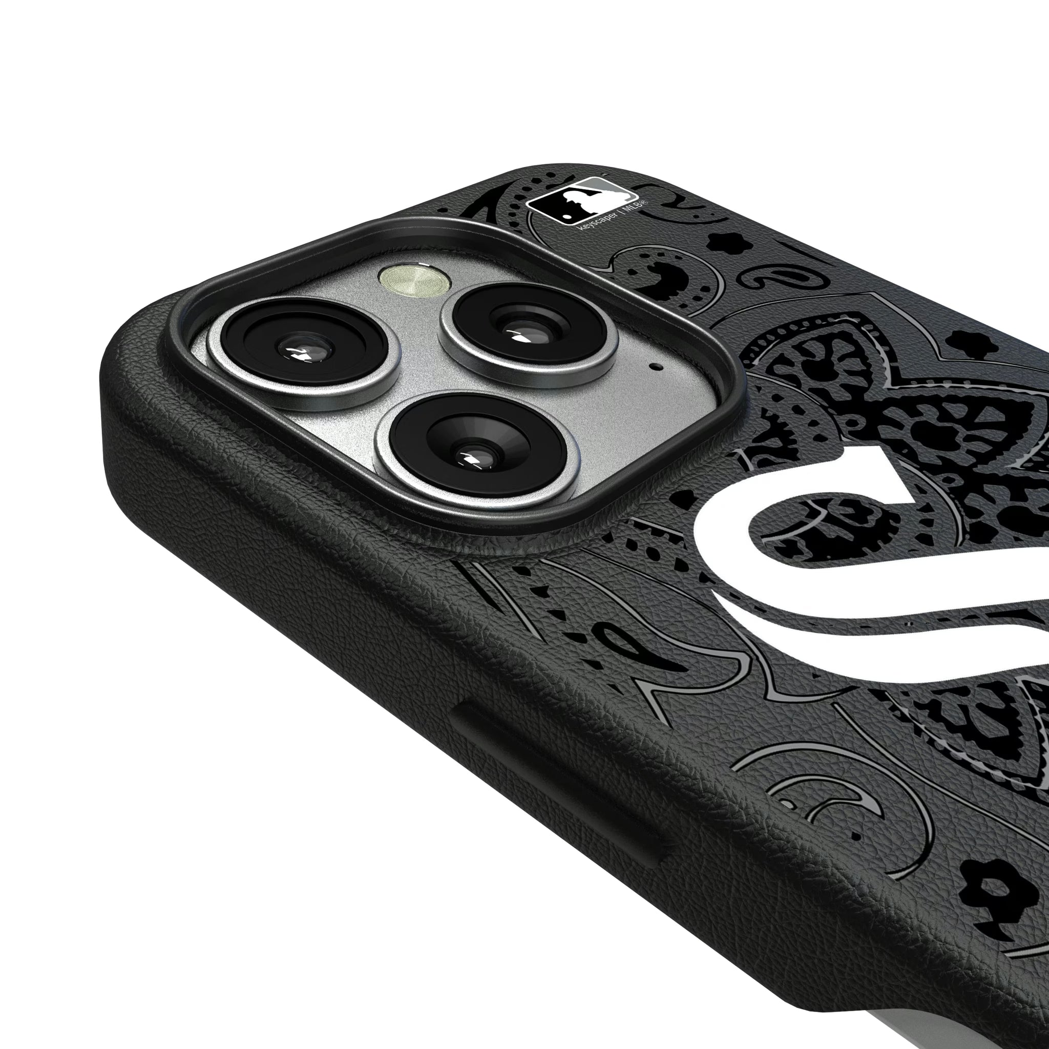 Chicago White Sox Paisley iPhone MagSafe Compatible Phone Case for Apple iPhone - Detail