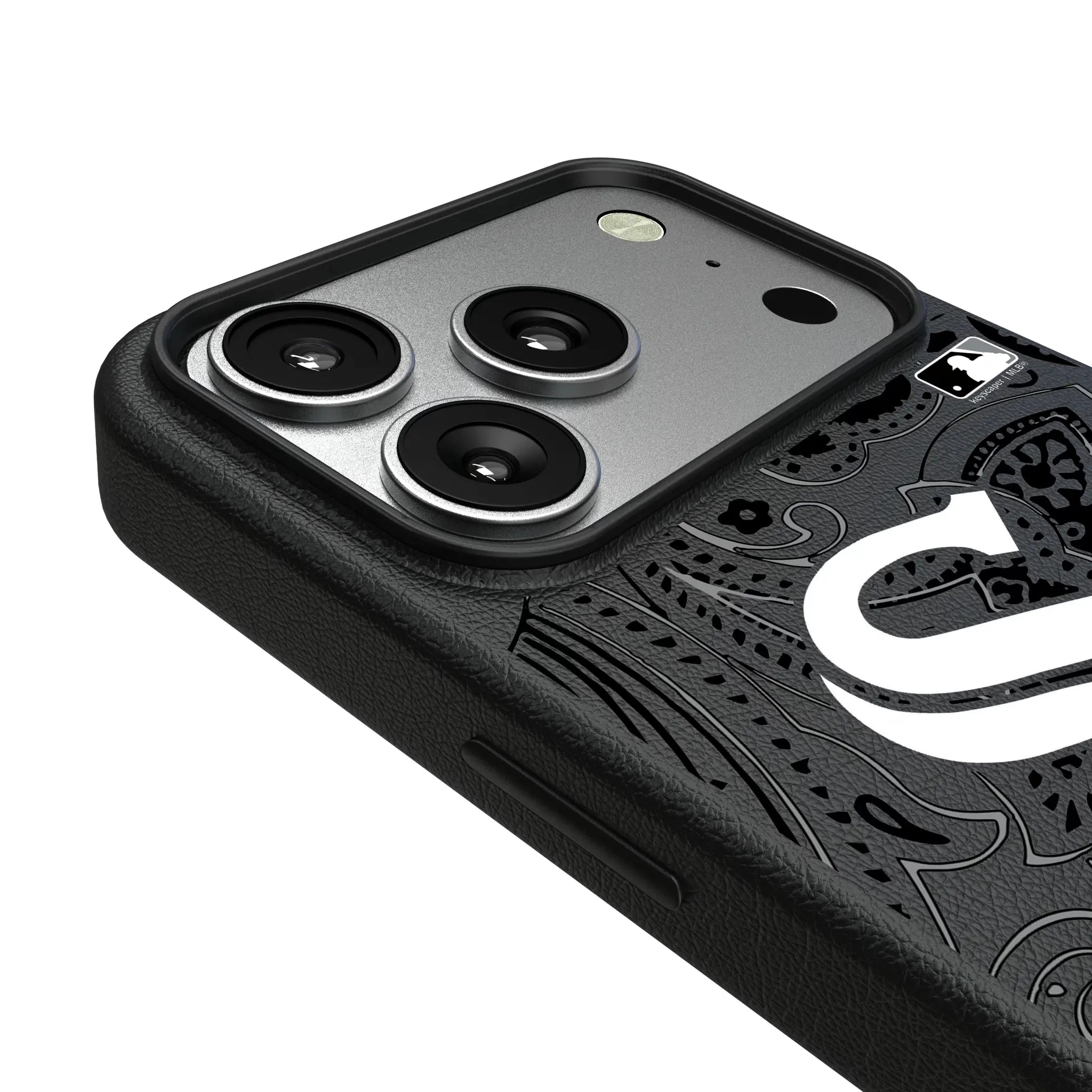 Chicago White Sox Paisley iPhone MagSafe Compatible Phone Case for Apple iPhone - Detail#Device_iPhone 17 Pro
