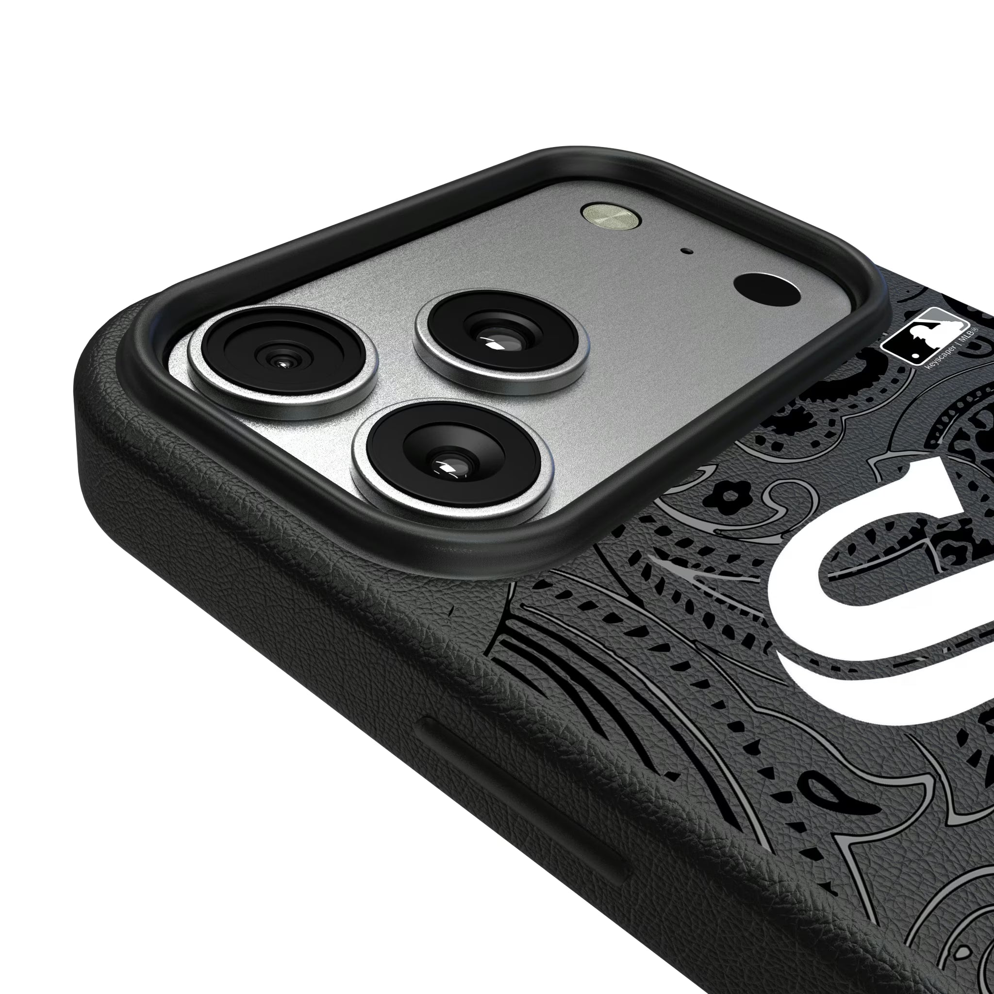 Chicago White Sox Paisley iPhone MagSafe Compatible Phone Case for Apple iPhone - Detail#Device_iPhone 17 Pro Max
