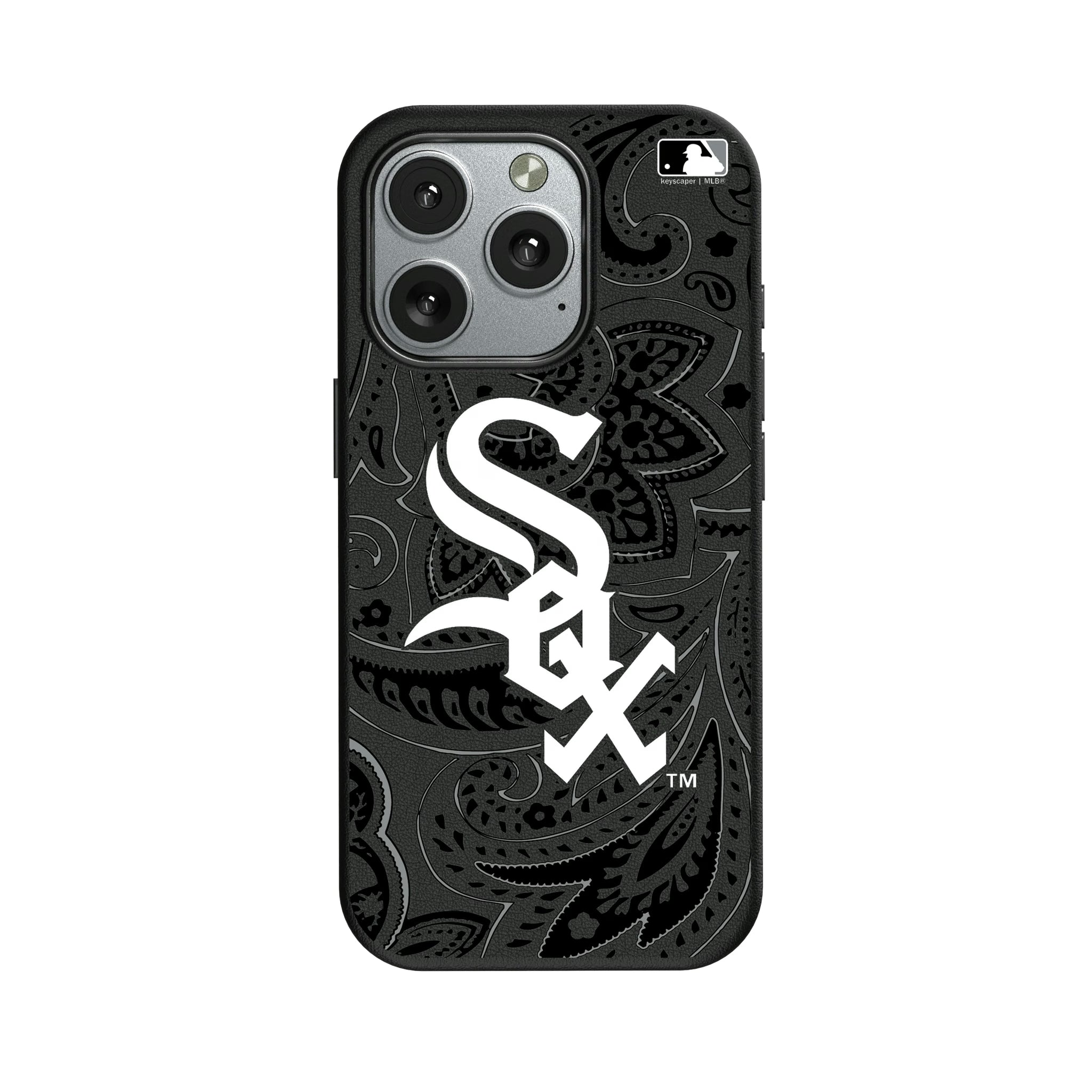 Chicago White Sox Paisley iPhone MagSafe Compatible Phone Case for Apple iPhone