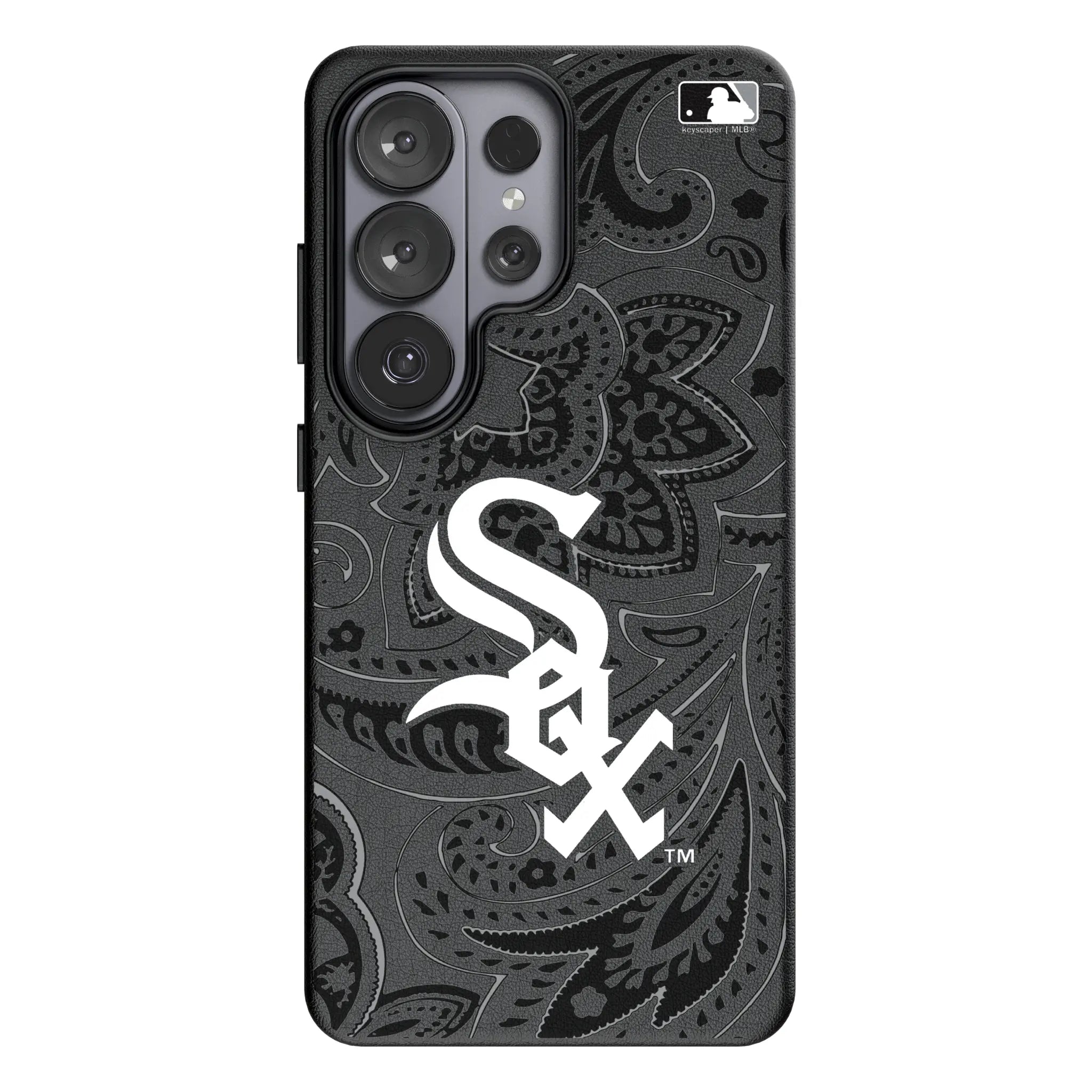 Chicago White Sox Paisley Galaxy MagSafe Compatible Phone Case for Samsung Galaxy#Device_Galaxy S26 Ultra