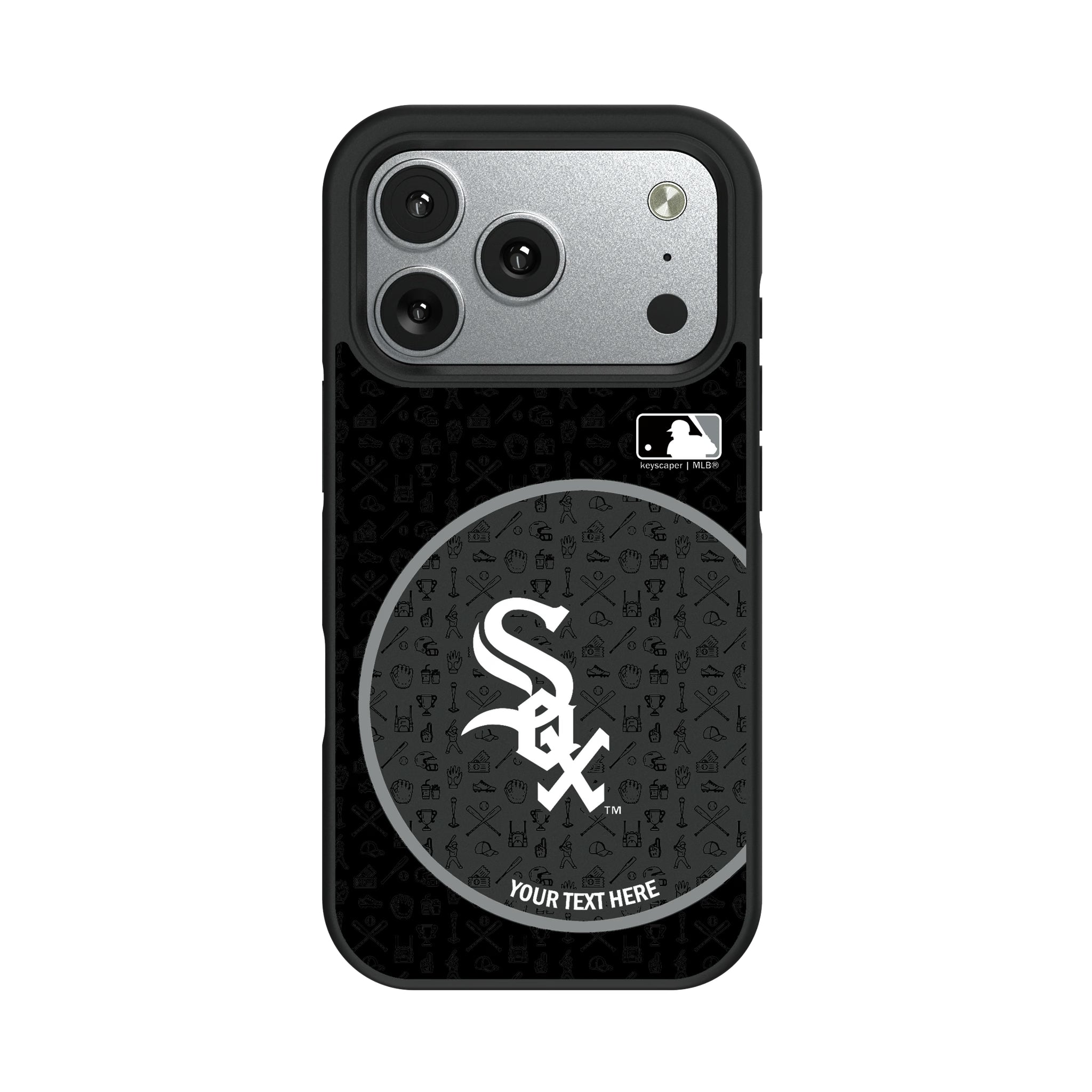 Chicago White Sox Personalized Circle iPhone Bump Phone Case for Apple iPhone#Device_iPhone 17 Pro