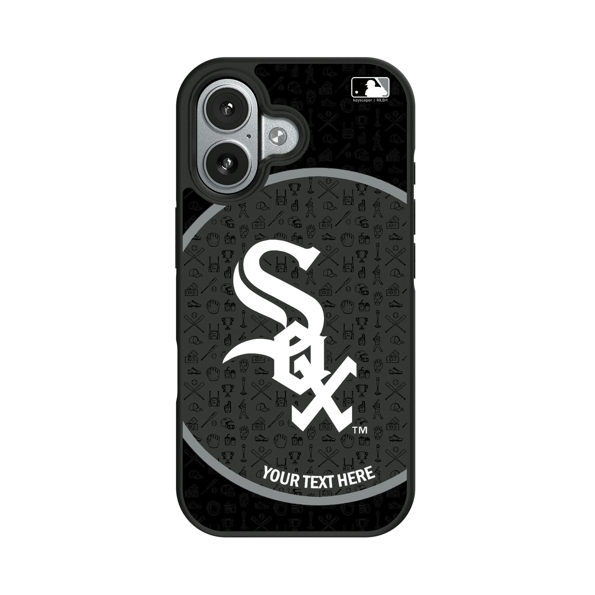 Chicago White Sox Personalized Circle iPhone Bump Phone Case for Apple iPhone#Device_iPhone 17