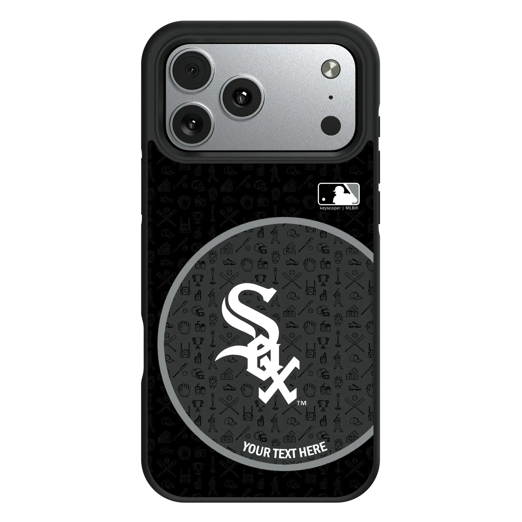 Chicago White Sox Personalized Circle iPhone Bump Phone Case for Apple iPhone#Device_iPhone 17 Pro Max