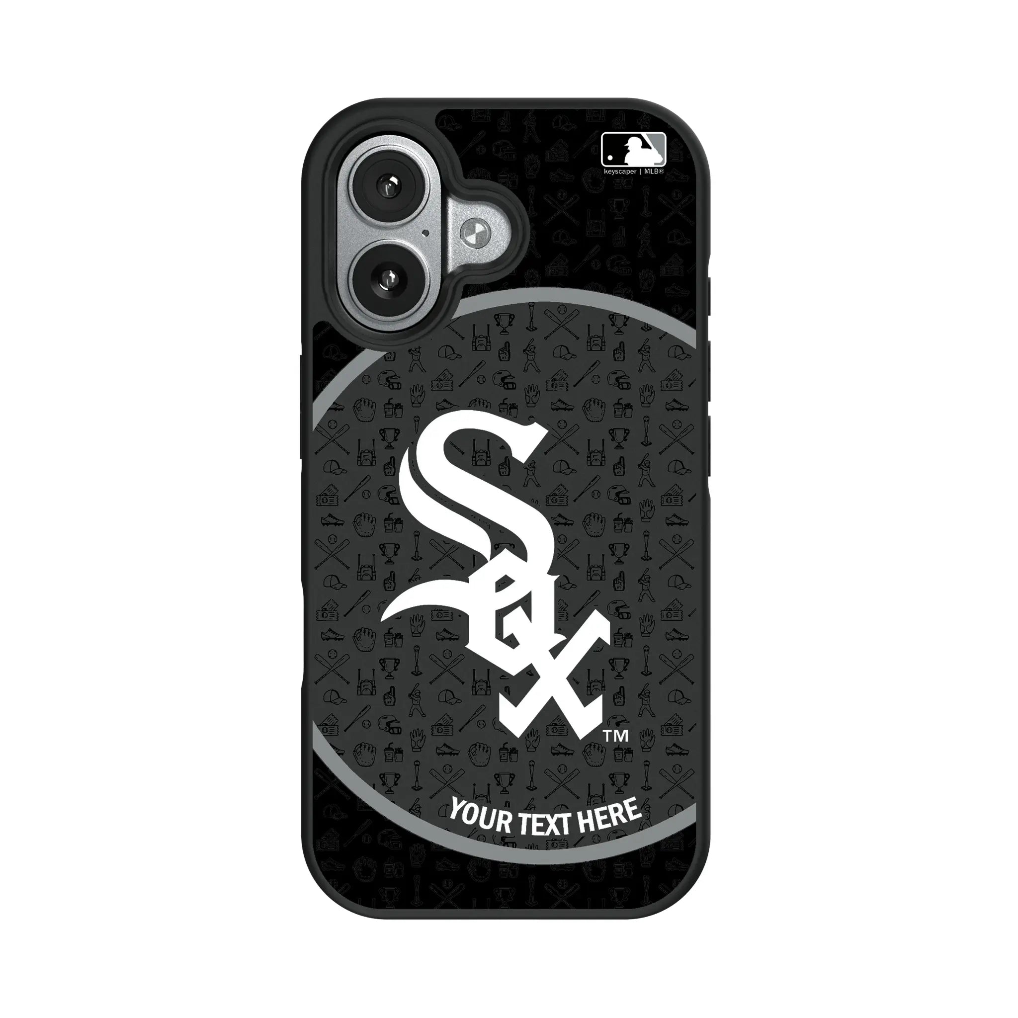 Chicago White Sox Personalized Circle iPhone Bump Phone Case for Apple iPhone#Device_iPhone 17