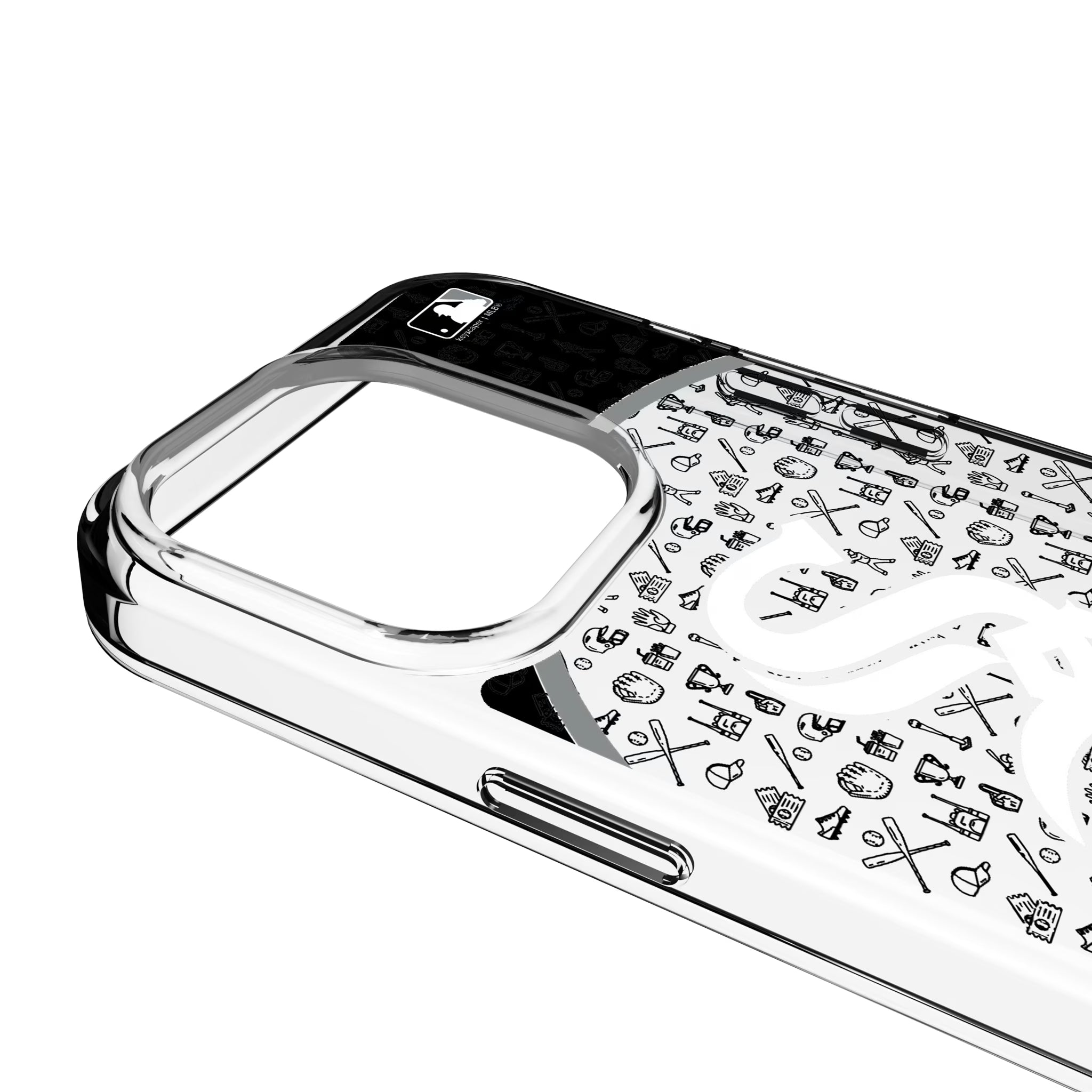 Chicago White Sox Personalized Circle iPhone Clear Phone Case for Apple iPhone - Detail