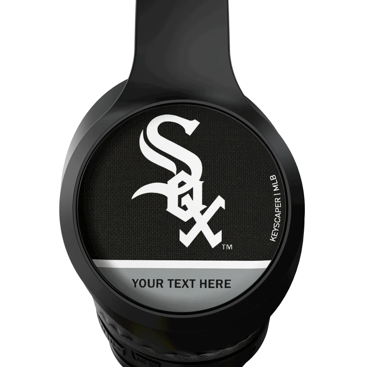 Chicago White Sox Personalized Endzone Solid Wireless Over-Ear Headphones With Case - Detail