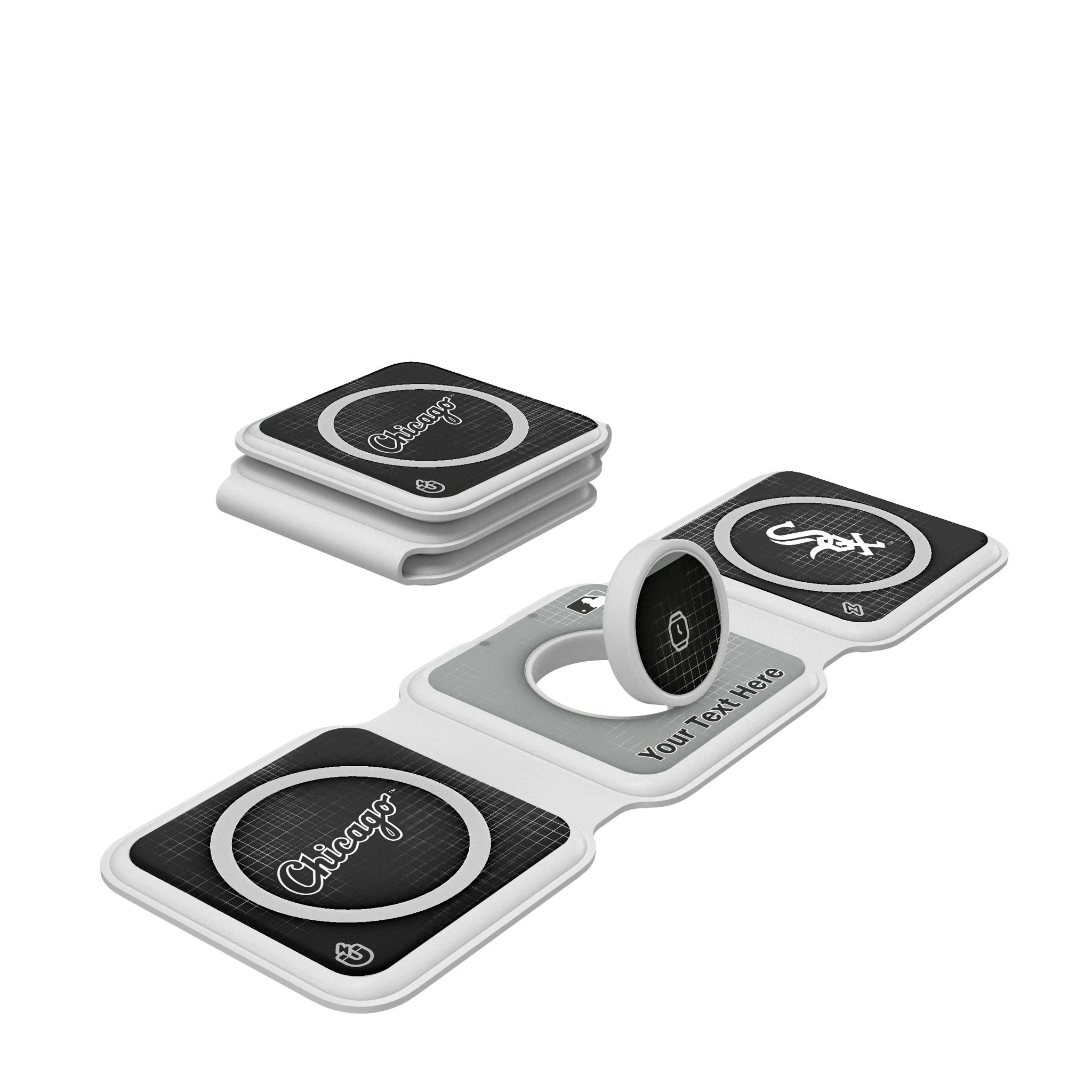 Chicago White Sox Personalized Hatch Foldable 3 in 1 Charger