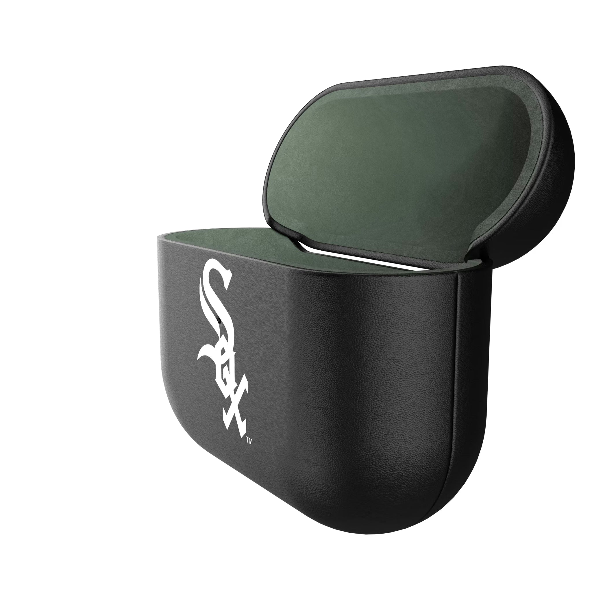 Chicago White Sox Personalized Insignia AirPods AirPod Case Cover - Isometric View#Device_AirPods 3rd Gen