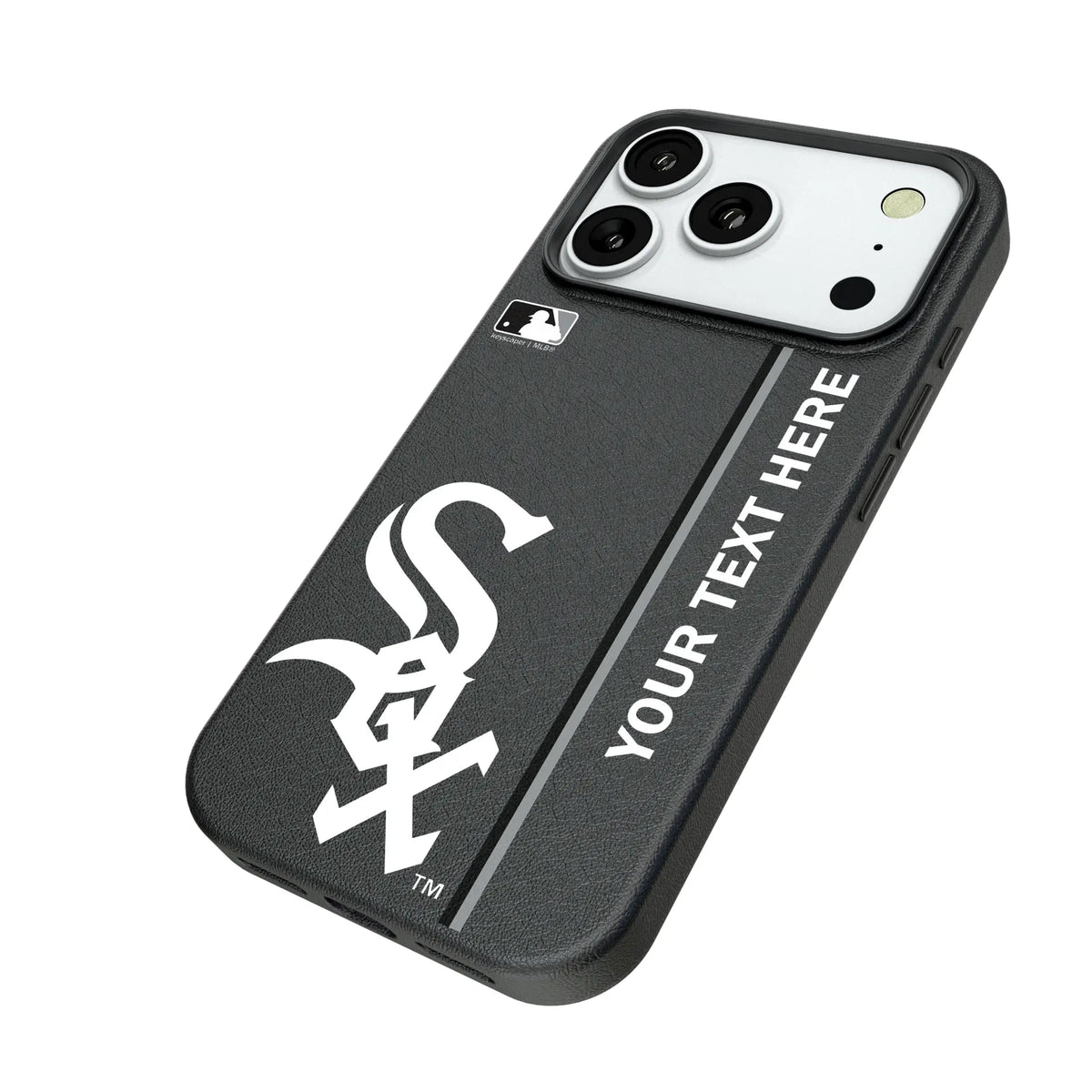 Chicago White Sox Personalized Sidebard iPhone MagSafe Compatible Phone Case for Apple iPhone - Isometric View#Device_iPhone 18 Pro