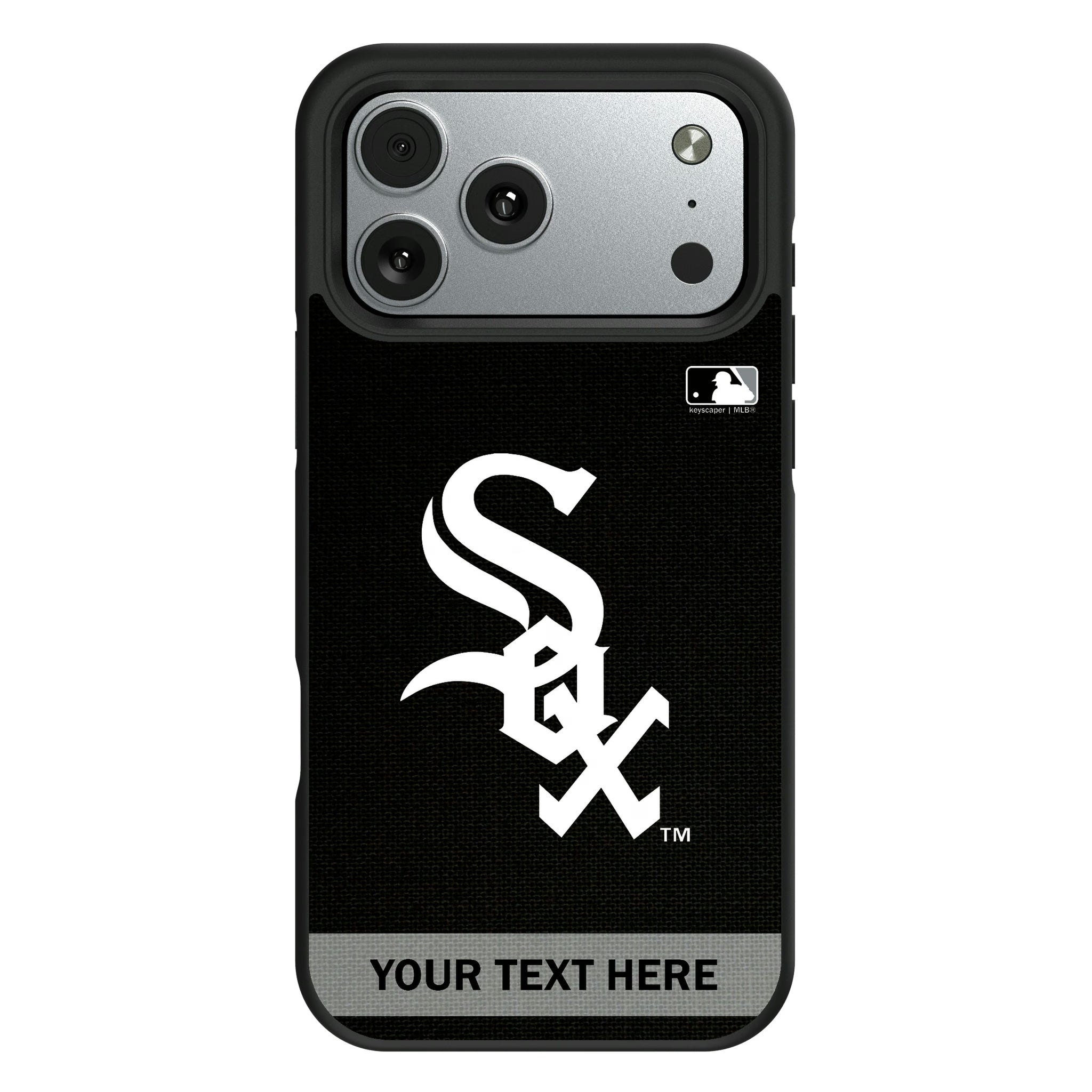 Chicago White Sox Personalized Stripe iPhone Bump Phone Case for Apple iPhone#Device_iPhone 17 Pro Max