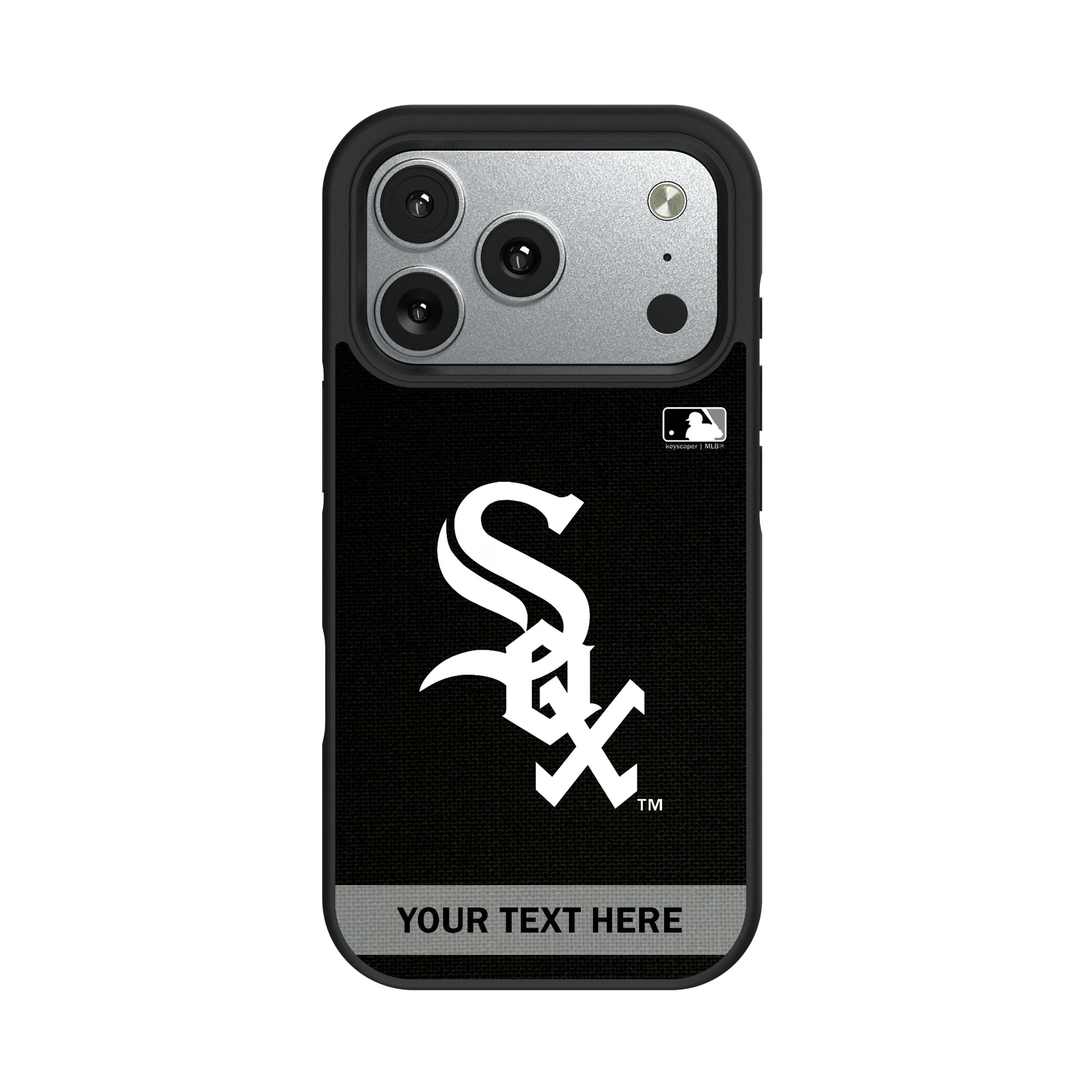 Chicago White Sox Personalized Stripe iPhone Bump Phone Case for Apple iPhone#Device_iPhone 17 Pro