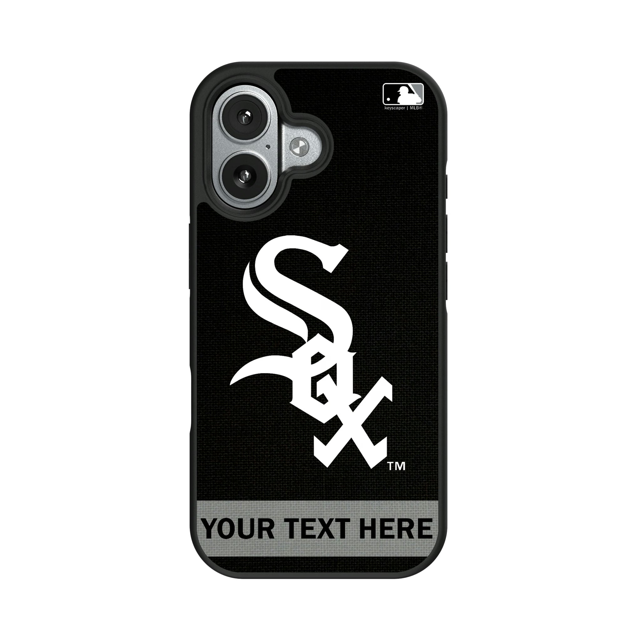 Chicago White Sox Personalized Stripe iPhone Bump Phone Case for Apple iPhone#Device_iPhone 17
