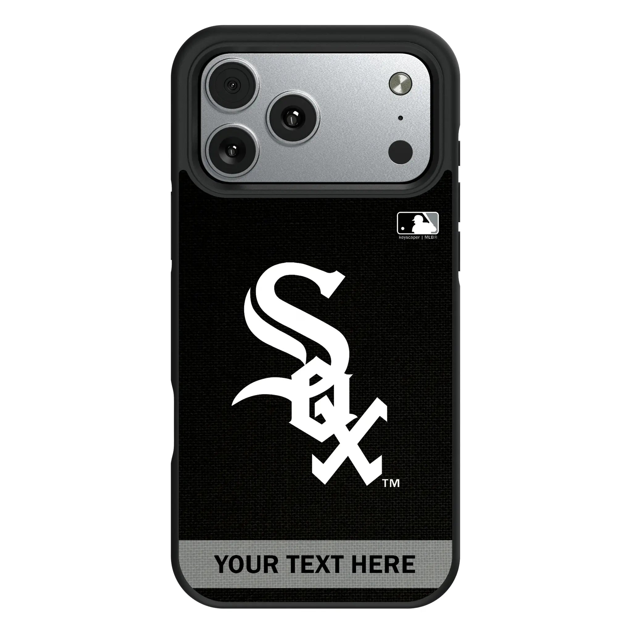 Chicago White Sox Personalized Stripe iPhone Bump Phone Case for Apple iPhone#Device_iPhone 17 Pro Max