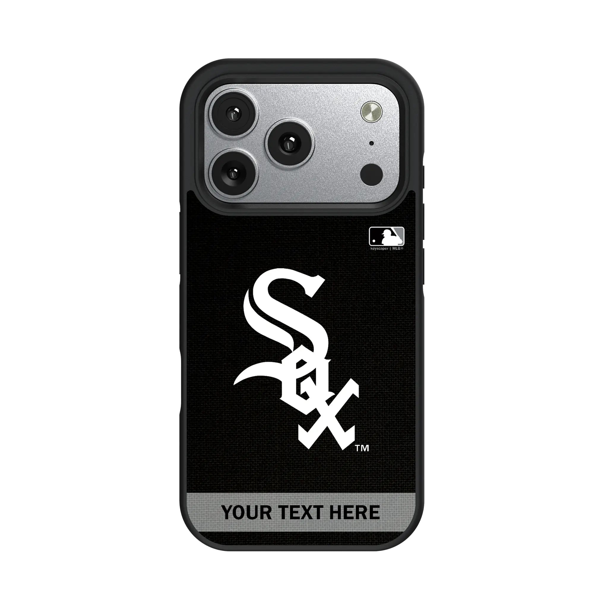 Chicago White Sox Personalized Stripe iPhone Bump Phone Case for Apple iPhone#Device_iPhone 17 Pro
