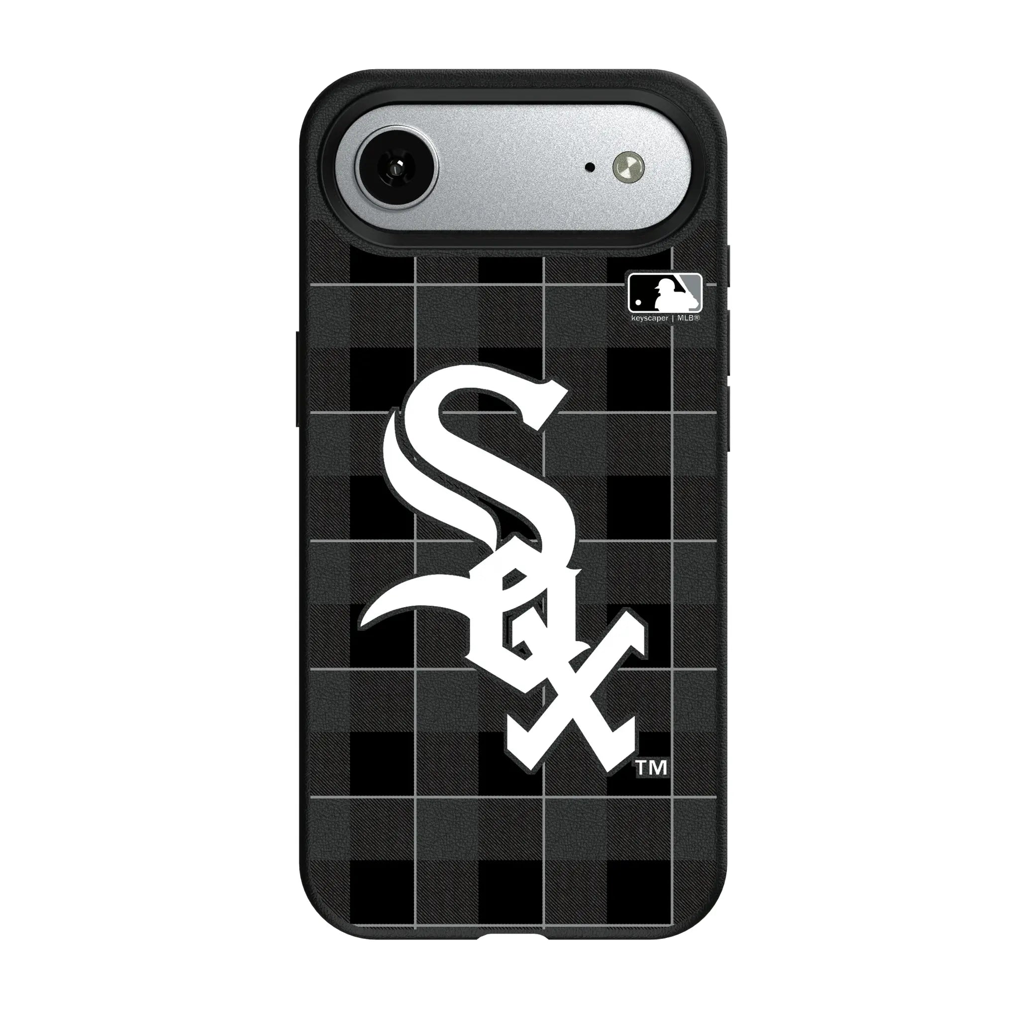 Chicago White Sox Plaid iPhone MagSafe Compatible Phone Case for Apple iPhone#Device_iPhone Air
