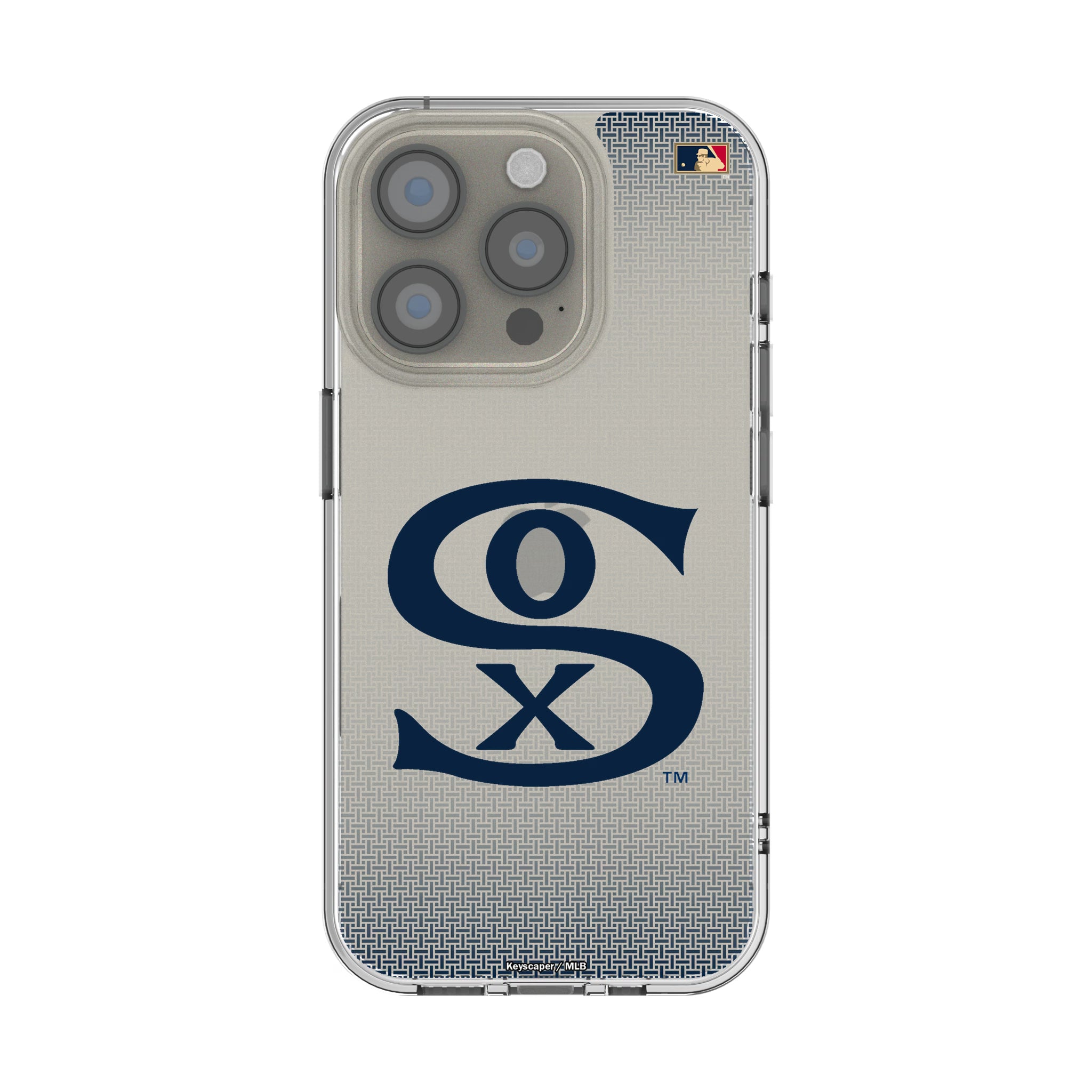 Chicago White Sox Road 1919-1921 - Cooperstown Collection Linen iPhone Clear Phone Case for Apple iPhone