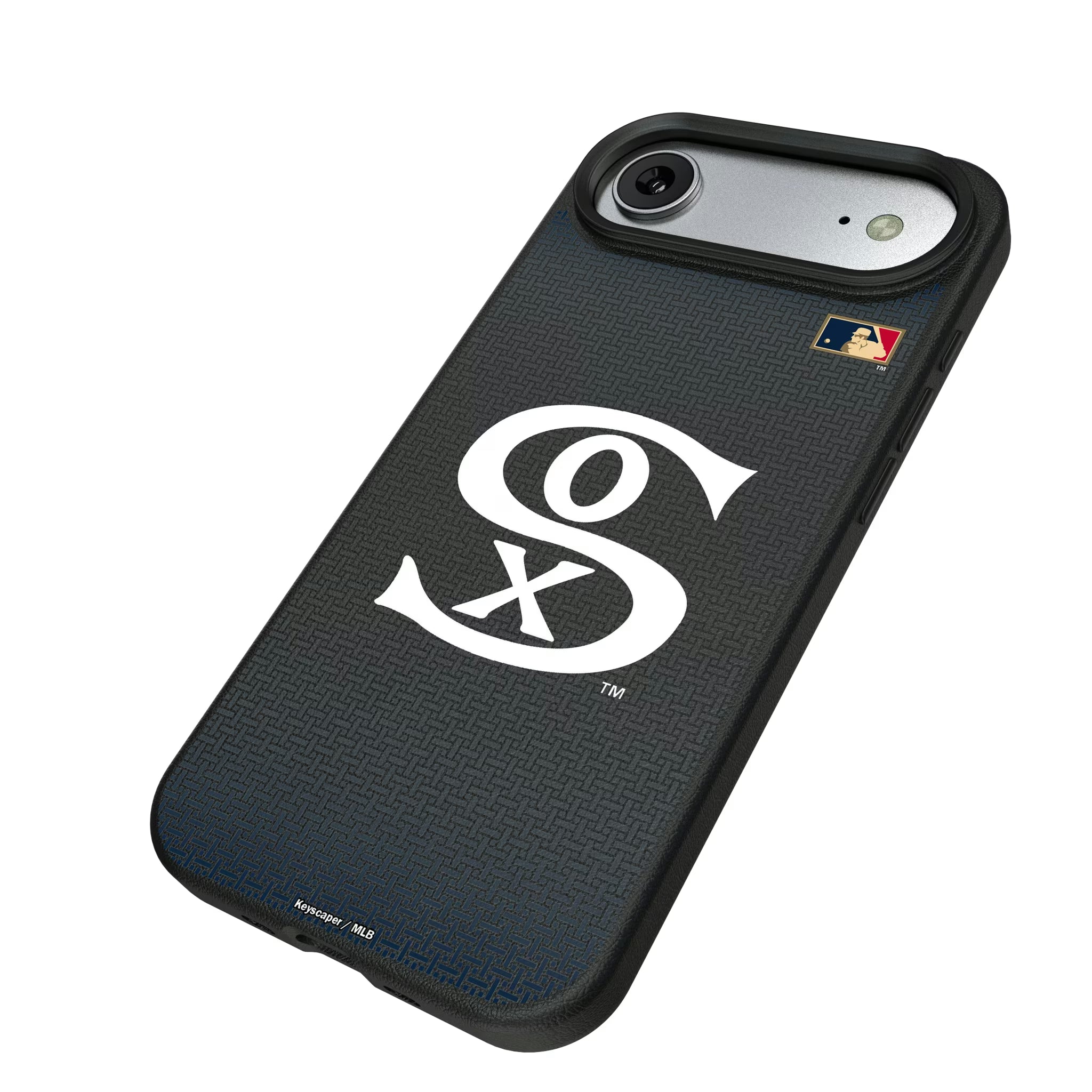 Chicago White Sox Road 1919-1921 - Cooperstown Collection Linen iPhone MagSafe Compatible Phone Case for Apple iPhone - Isometric View#Device_iPhone Air