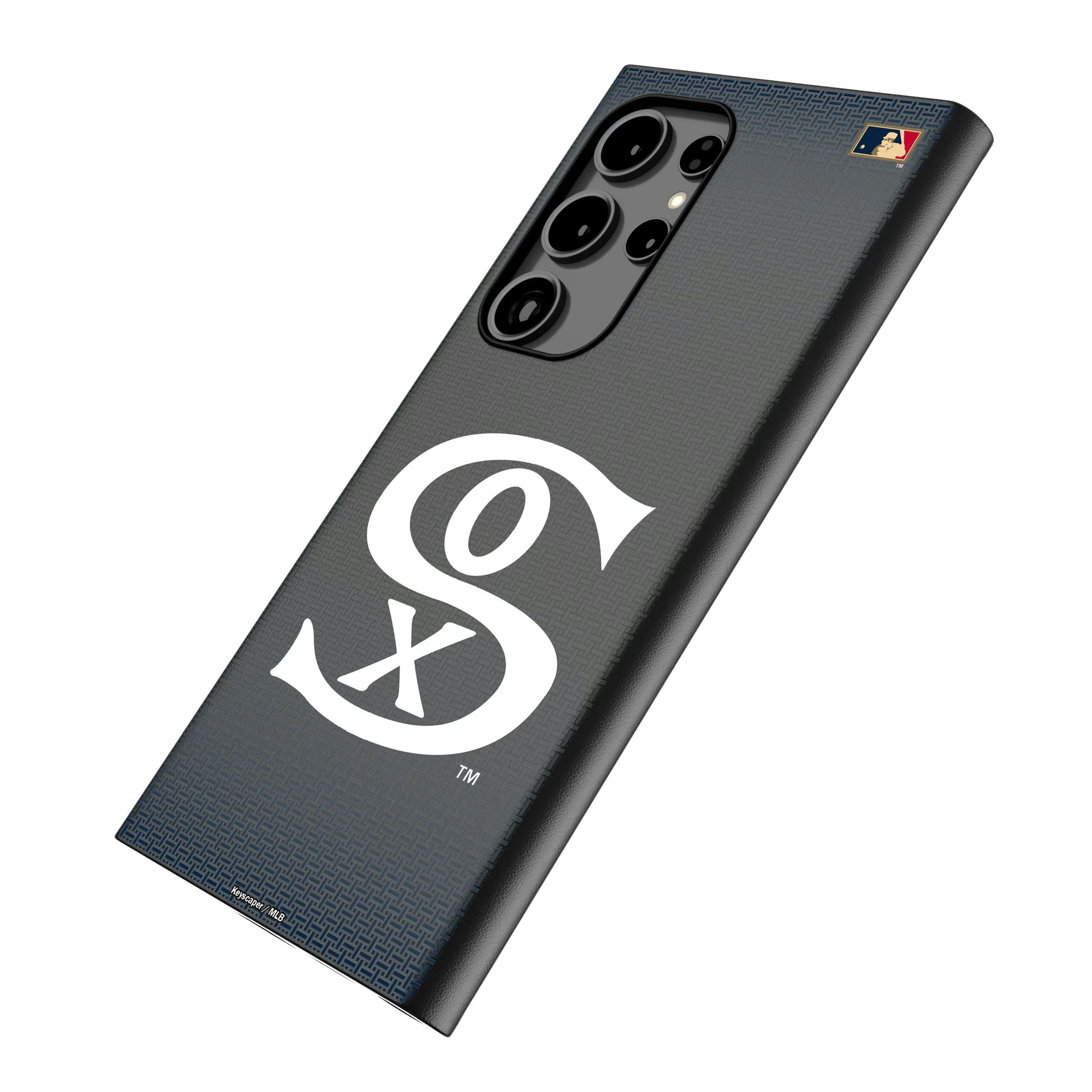 Chicago White Sox Road 1919-1921 - Cooperstown Collection Linen Galaxy MagSafe Compatible Phone Case for Samsung Galaxy - Isometric View