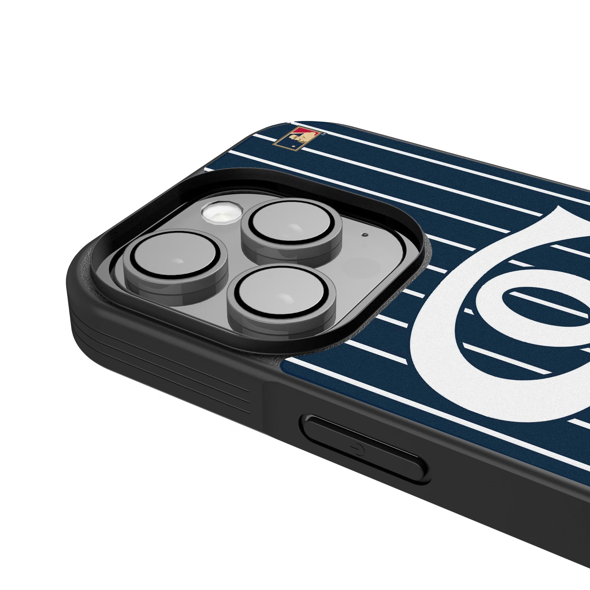 Chicago White Sox Road 1919-1921 - Cooperstown Collection Pinstripe iPhone Bump Phone Case for Apple iPhone - Detail