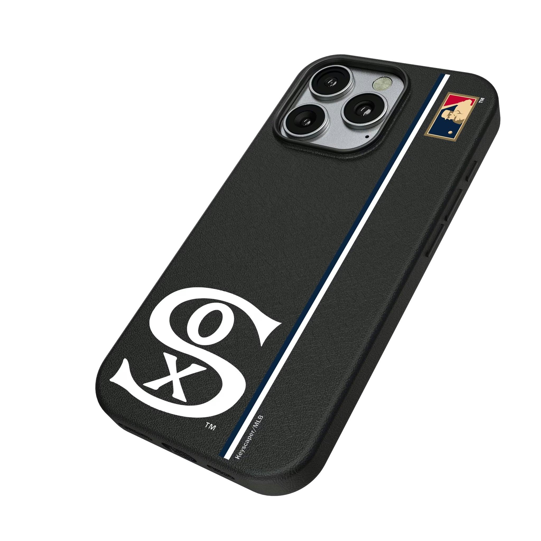 Chicago White Sox Road 1919-1921 - Cooperstown Collection Sidebar iPhone MagSafe Compatible Phone Case for Apple iPhone - Isometric View