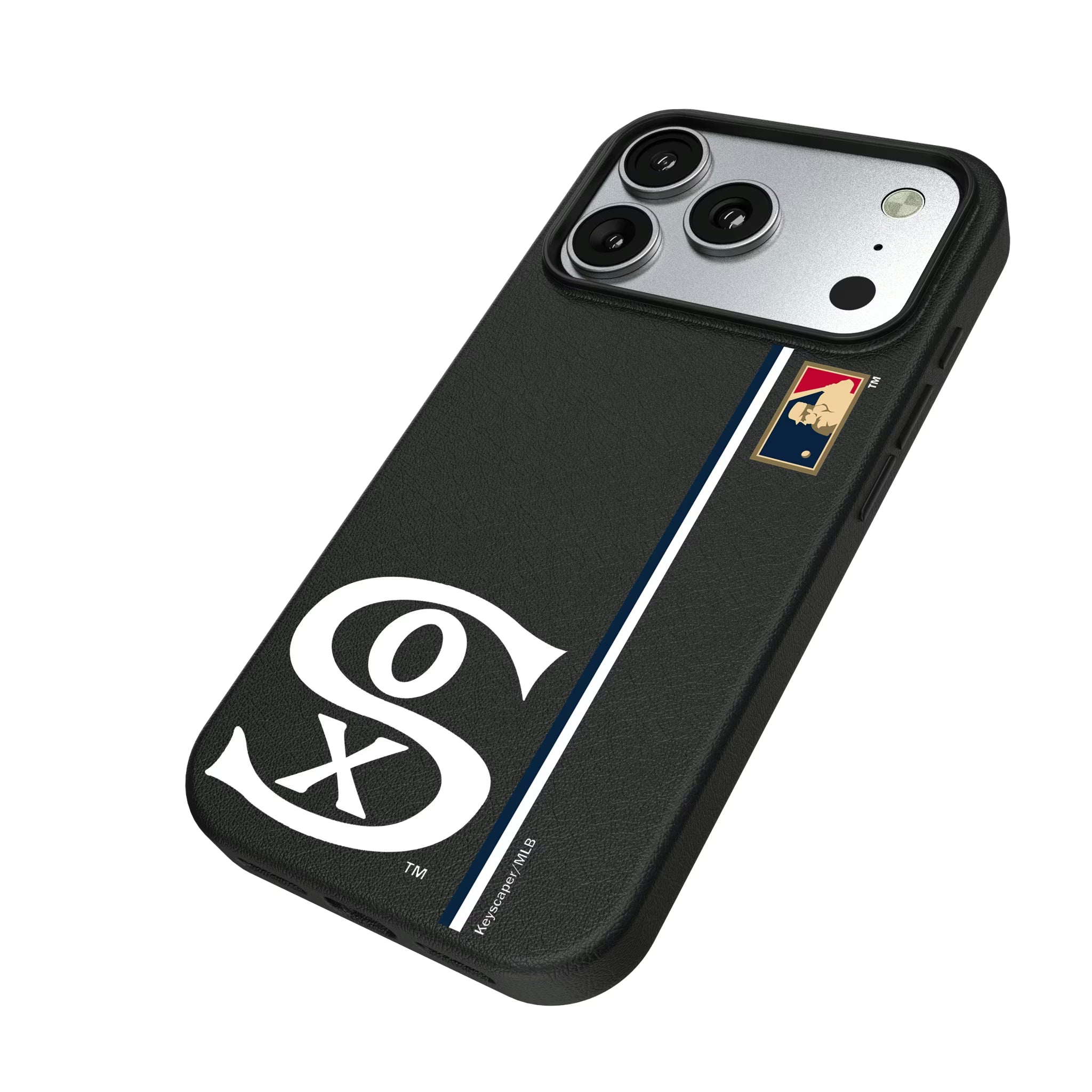 Chicago White Sox Road 1919-1921 - Cooperstown Collection Sidebar iPhone MagSafe Compatible Phone Case for Apple iPhone - Isometric View#Device_iPhone 17 Pro