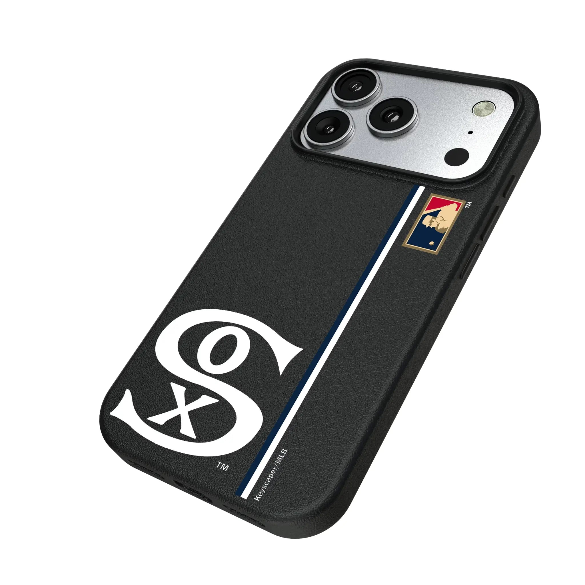 Chicago White Sox Road 1919-1921 - Cooperstown Collection Sidebar iPhone MagSafe Compatible Phone Case for Apple iPhone - Isometric View#Device_iPhone 17 Pro
