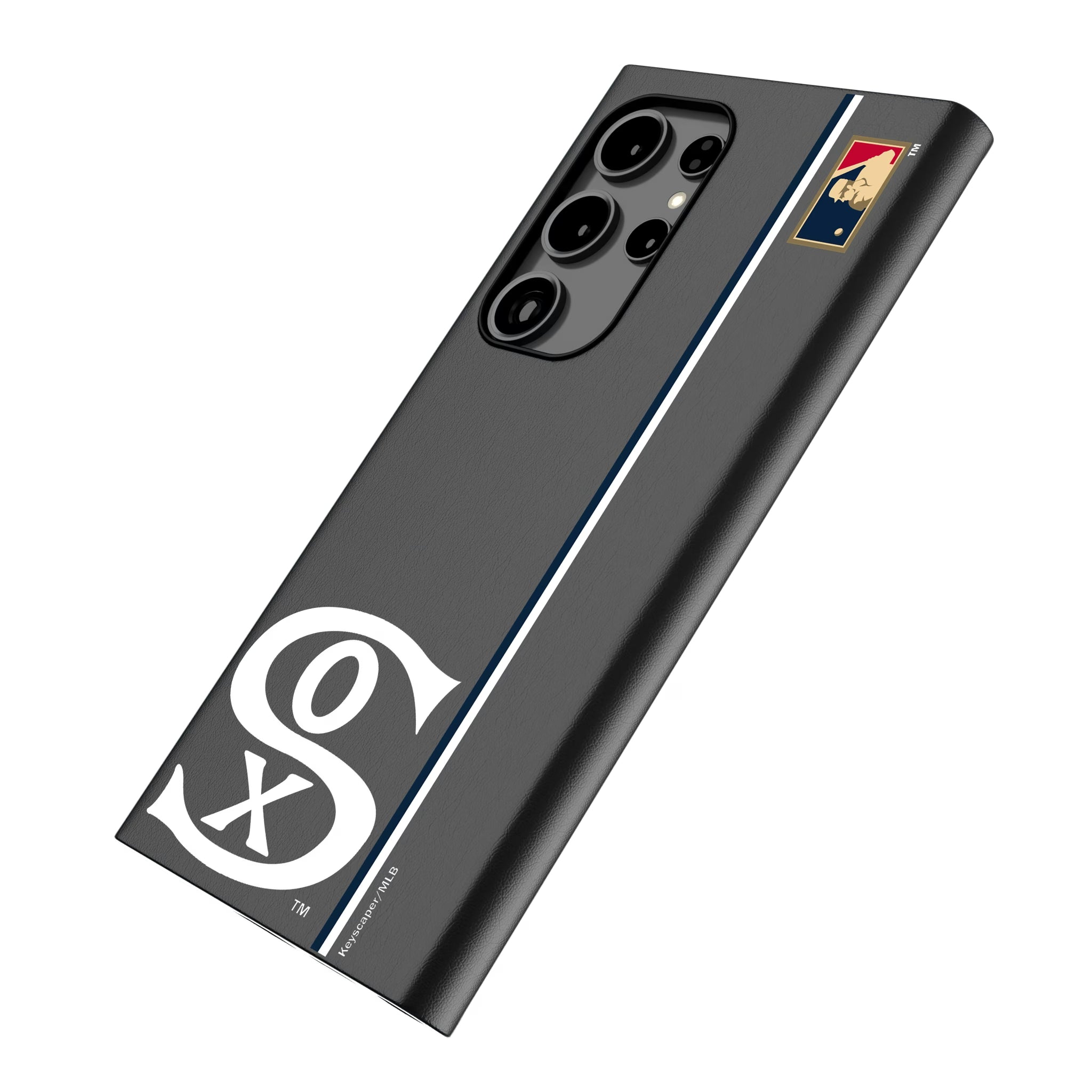 Chicago White Sox Road 1919-1921 - Cooperstown Collection Sidebar Galaxy MagSafe Compatible Phone Case for Samsung Galaxy - Isometric View