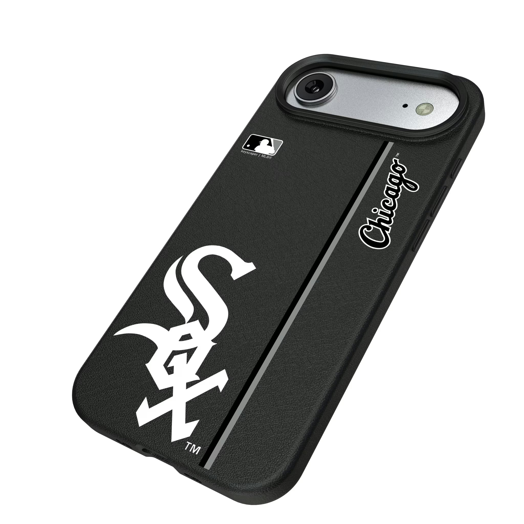 Chicago White Sox Sidebar iPhone MagSafe Compatible Phone Case for Apple iPhone - Isometric View#Device_iPhone Air