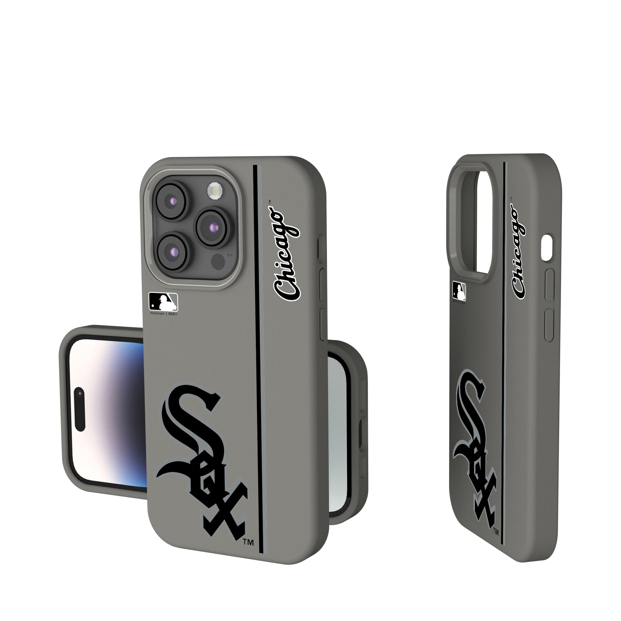 Chicago White Sox Sidebar iPhone Soft Touch Phone Case for Apple iPhone