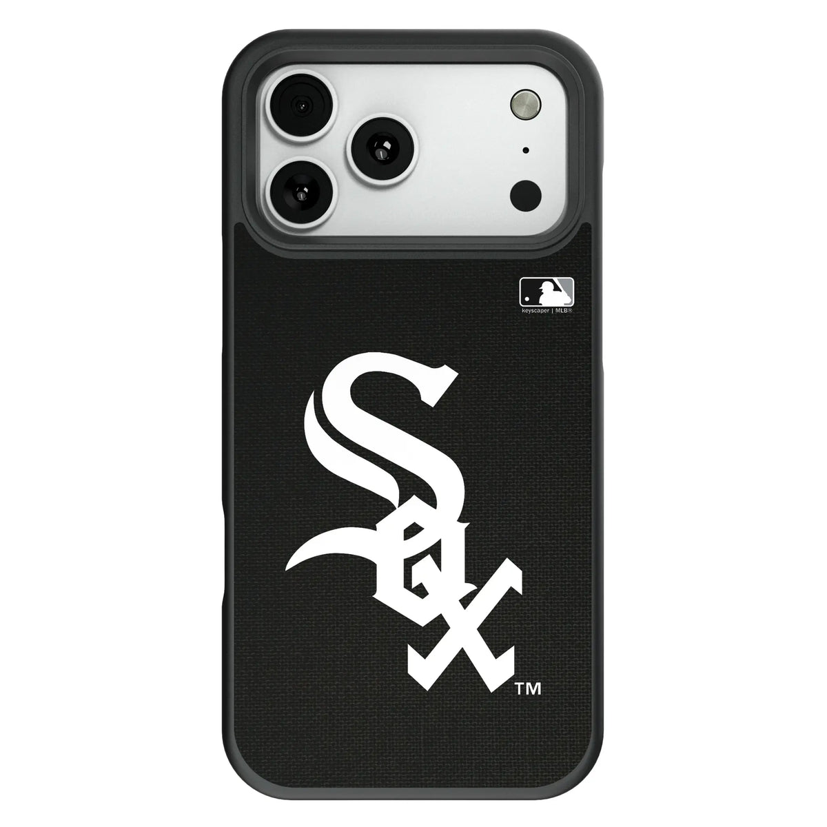 Chicago White Sox Solid Bump Phone Case for Apple iPhone
