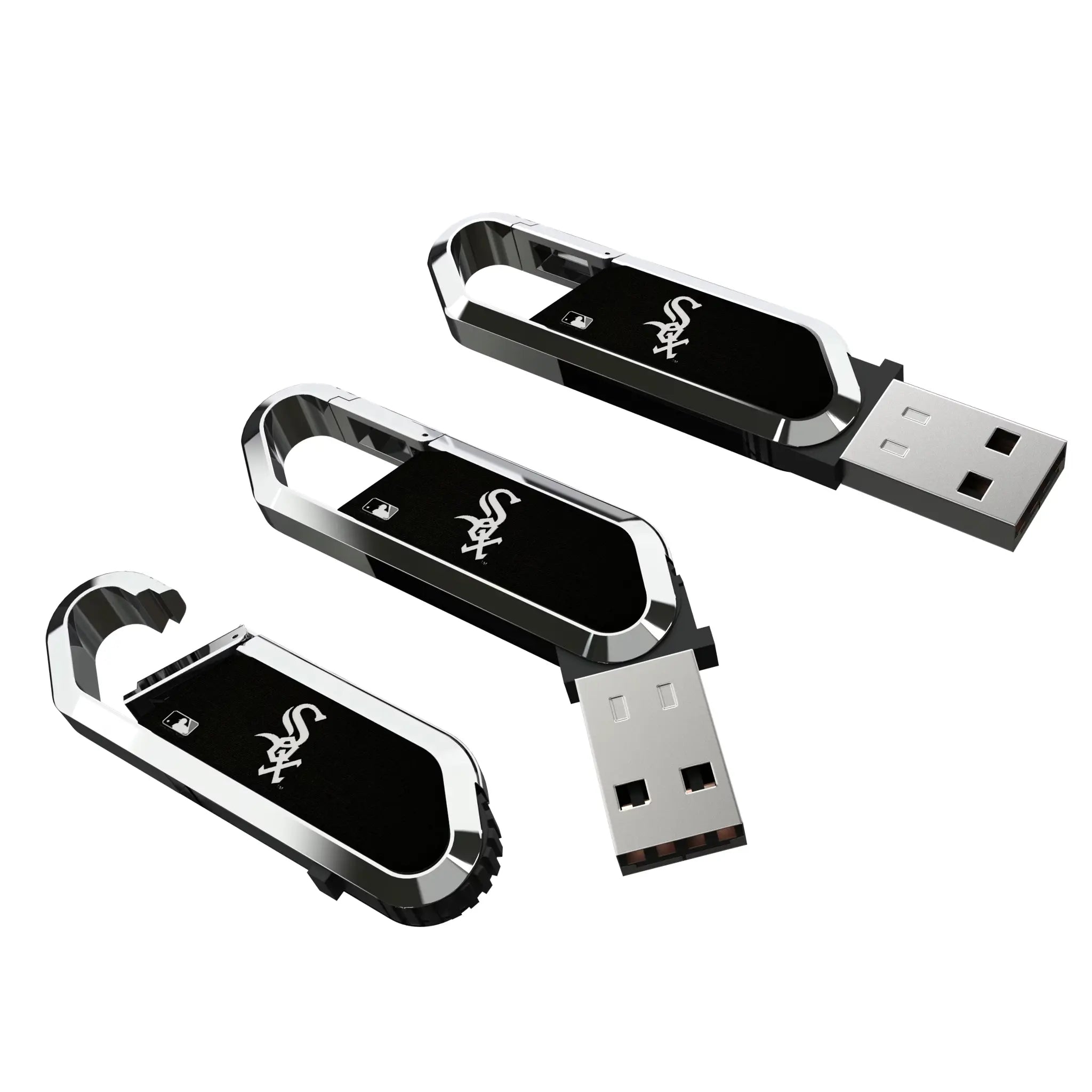 Chicago White Sox Solid USB 64GB Clip Style Flash Drive