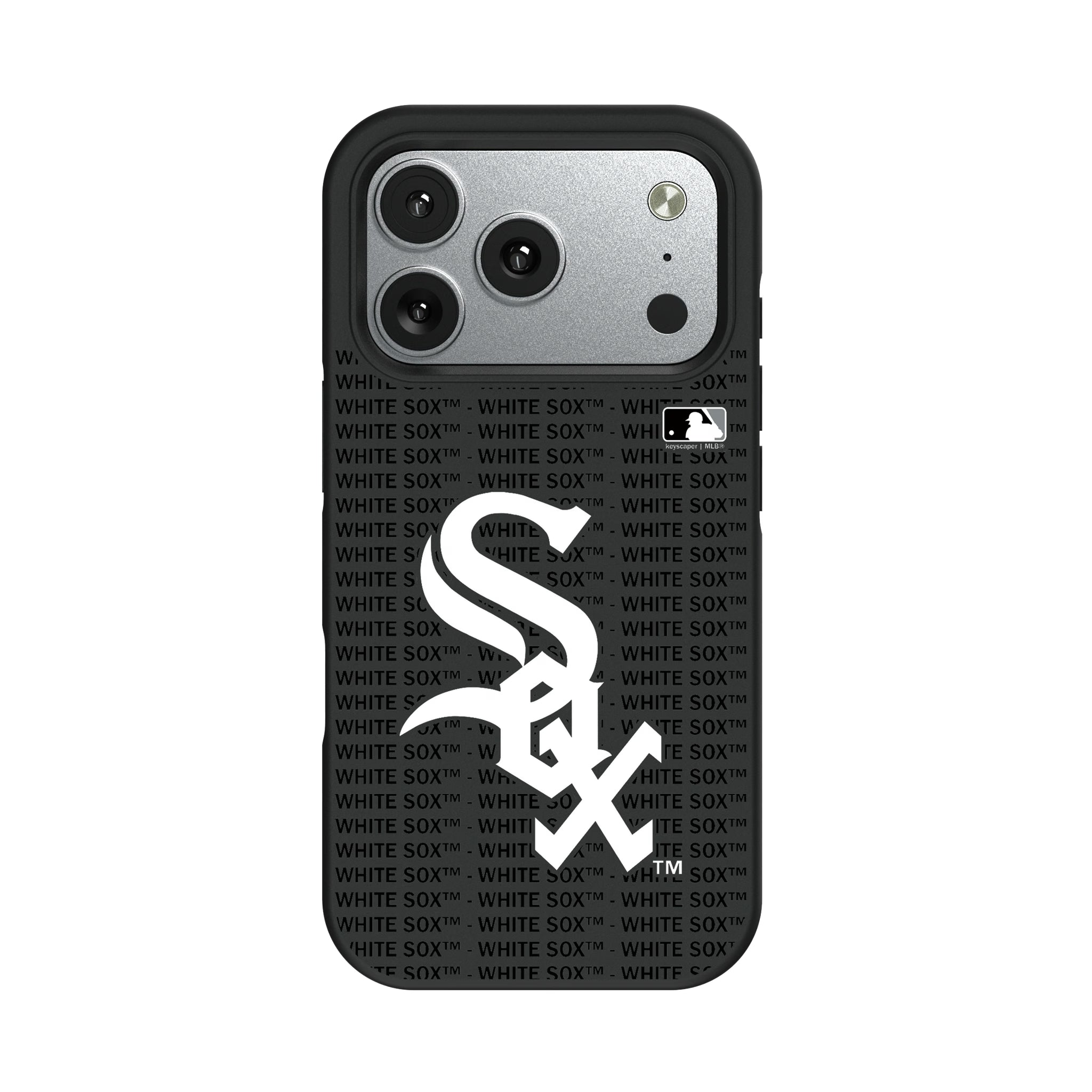 Chicago White Sox Text Backdrop iPhone Bump Phone Case for Apple iPhone#Device_iPhone 17 Pro