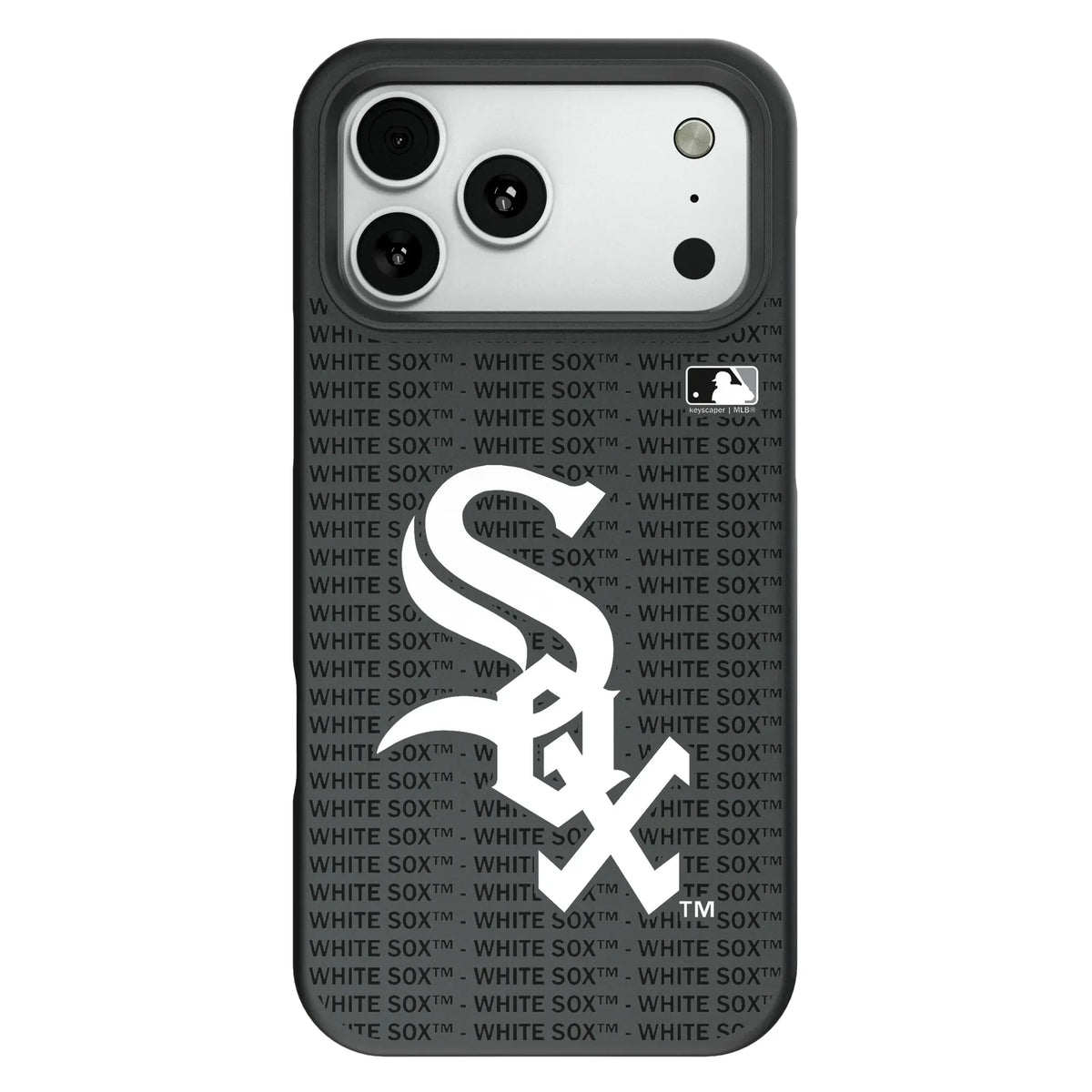 Chicago White Sox Text Backdrop Bump Phone Case for Apple iPhone