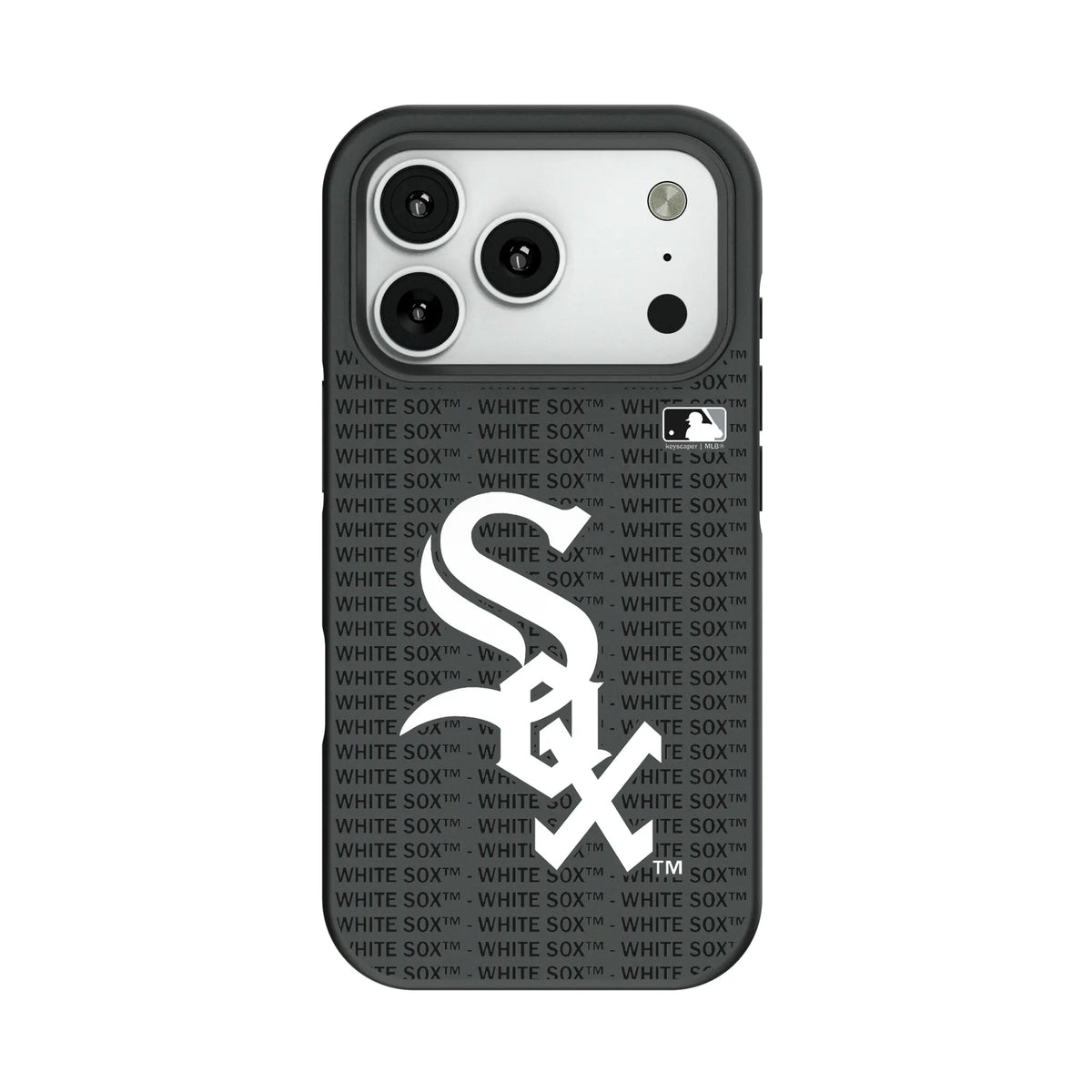Chicago White Sox Text Backdrop Bump Phone Case for Apple iPhone