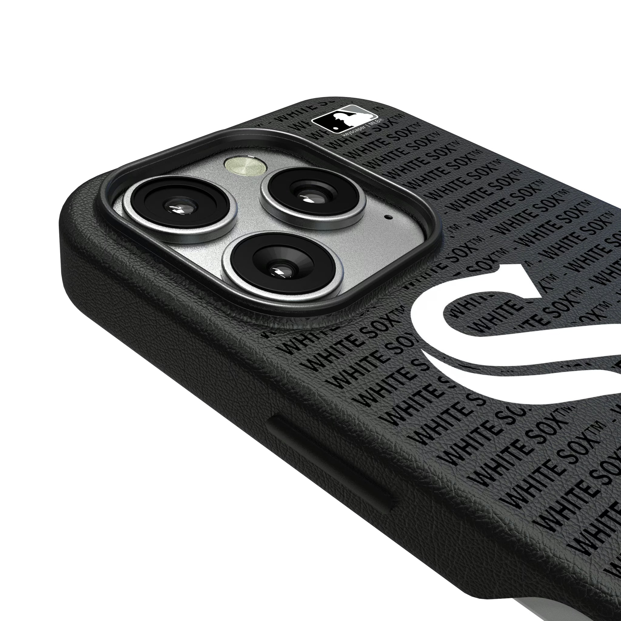 Chicago White Sox Text Backdrop iPhone MagSafe Compatible Phone Case for Apple iPhone - Detail