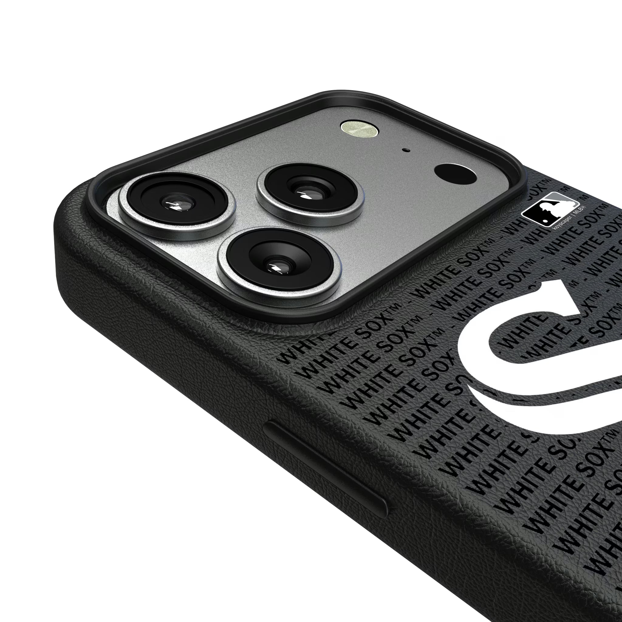 Chicago White Sox Text Backdrop iPhone MagSafe Compatible Phone Case for Apple iPhone - Detail#Device_iPhone 17 Pro