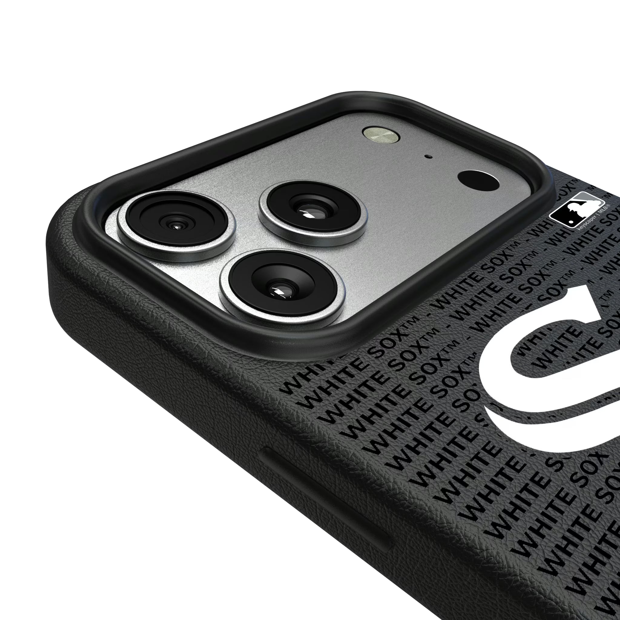 Chicago White Sox Text Backdrop iPhone MagSafe Compatible Phone Case for Apple iPhone - Detail#Device_iPhone 17 Pro Max