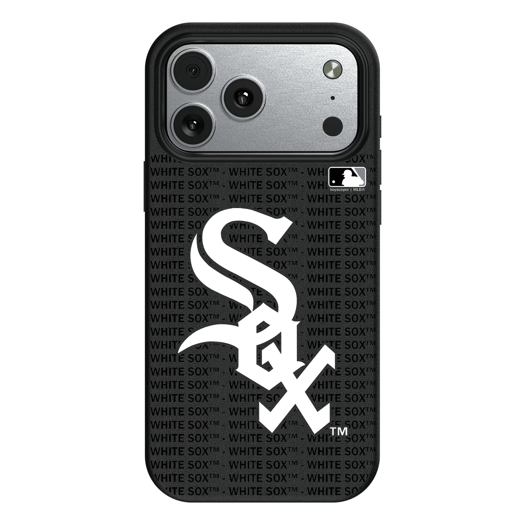 Chicago White Sox Text Backdrop iPhone MagSafe Compatible Phone Case for Apple iPhone#Device_iPhone 17 Pro Max