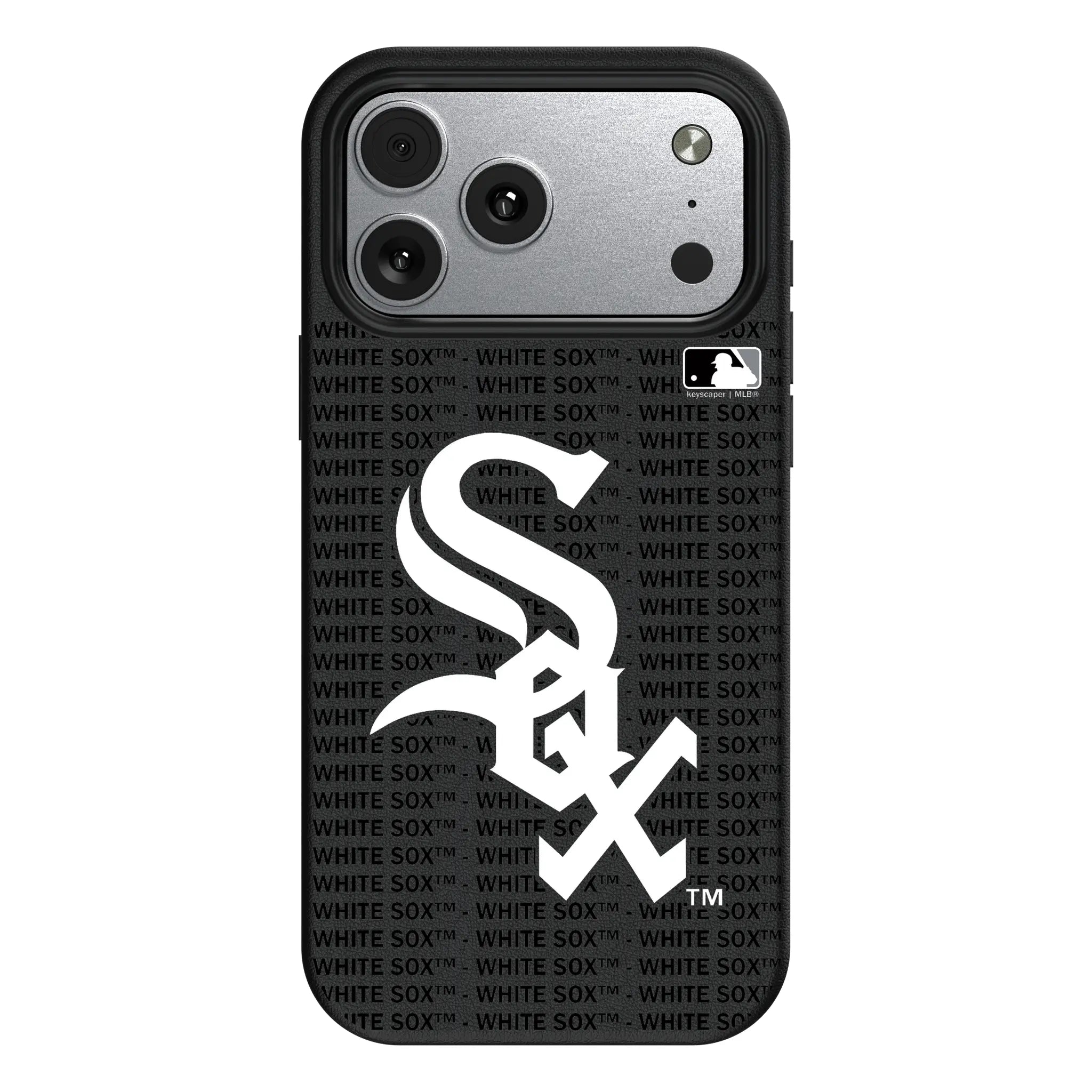 Chicago White Sox Text Backdrop iPhone MagSafe Compatible Phone Case for Apple iPhone#Device_iPhone 17 Pro Max