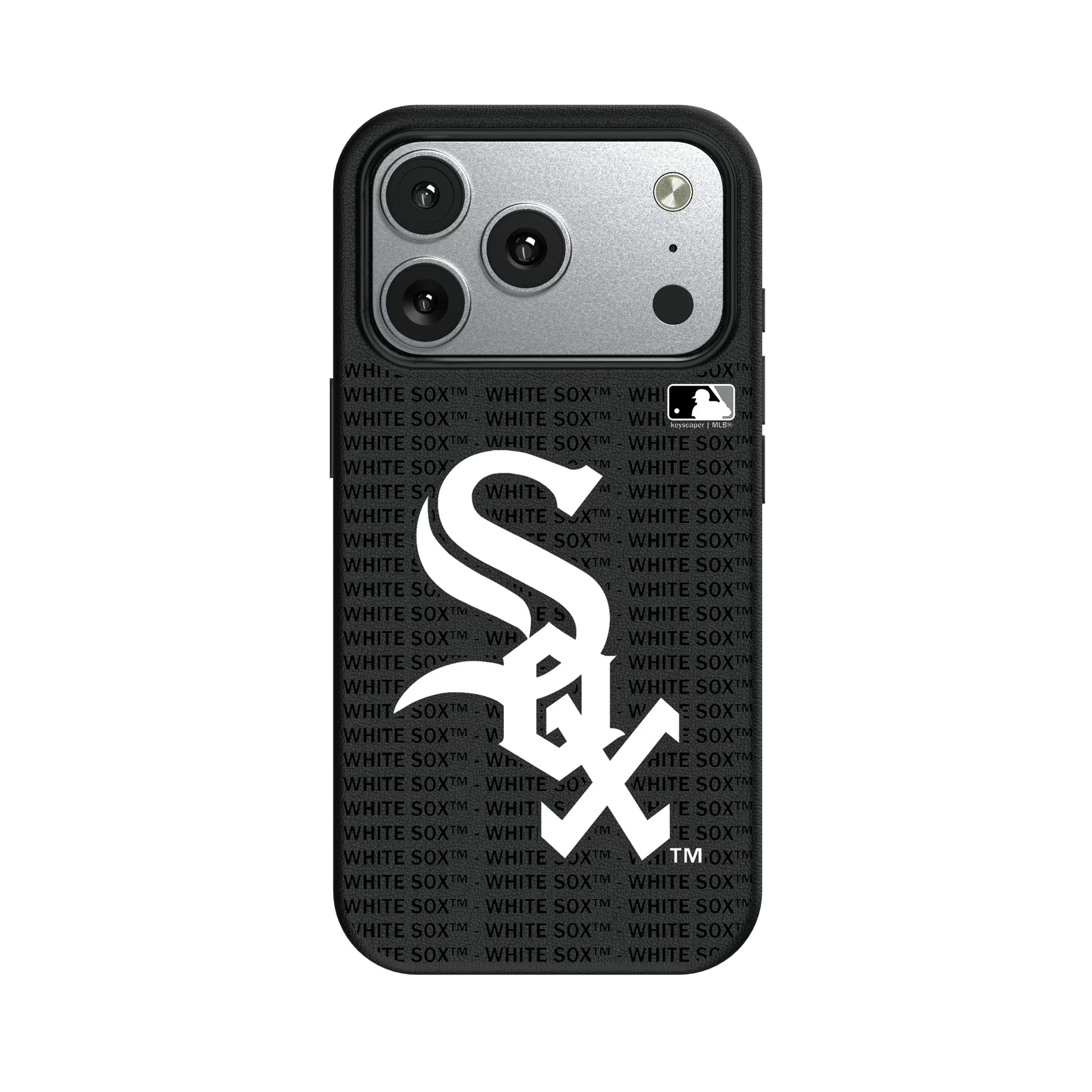Chicago White Sox Text Backdrop iPhone MagSafe Compatible Phone Case for Apple iPhone#Device_iPhone 17 Pro
