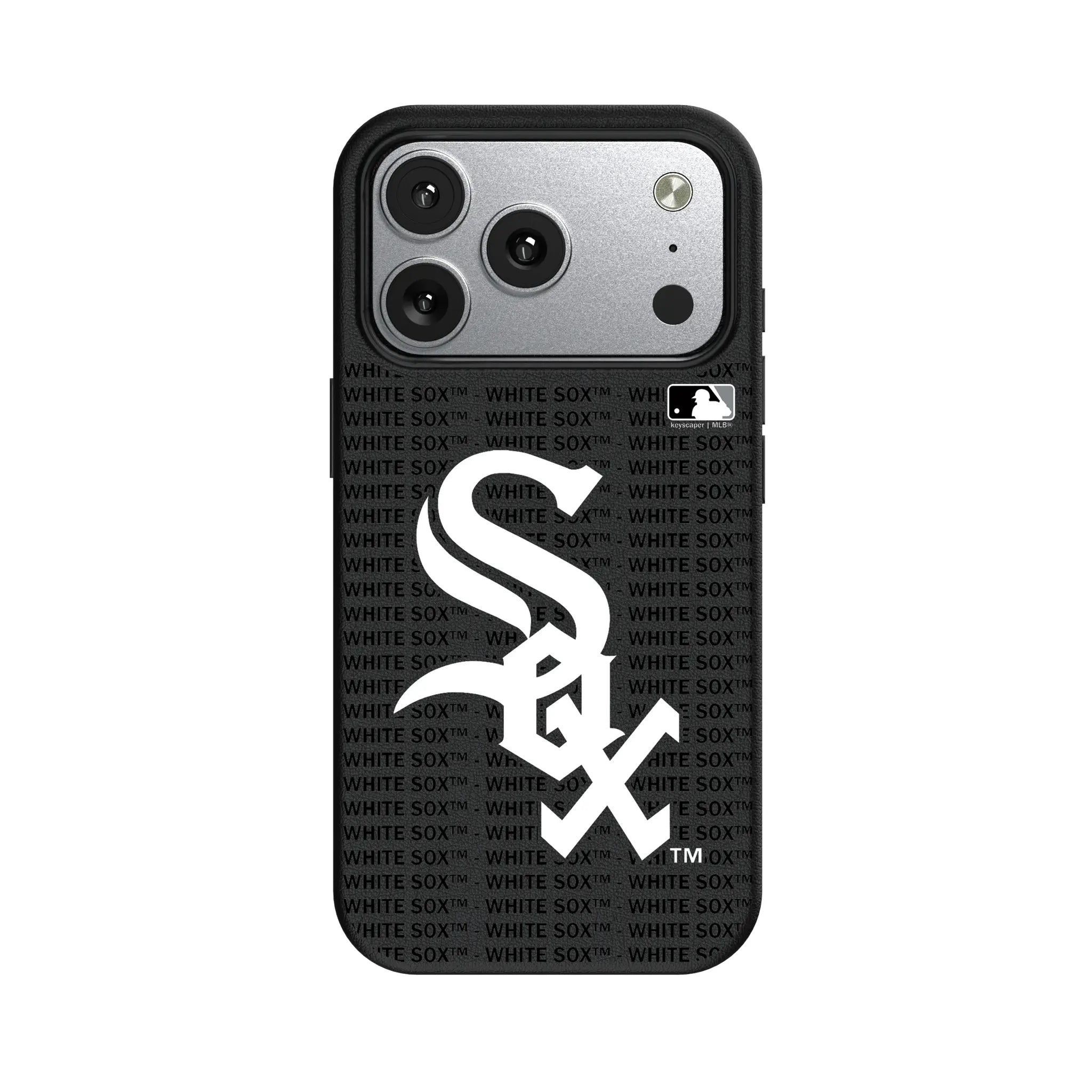 Chicago White Sox Text Backdrop iPhone MagSafe Compatible Phone Case for Apple iPhone#Device_iPhone 17 Pro